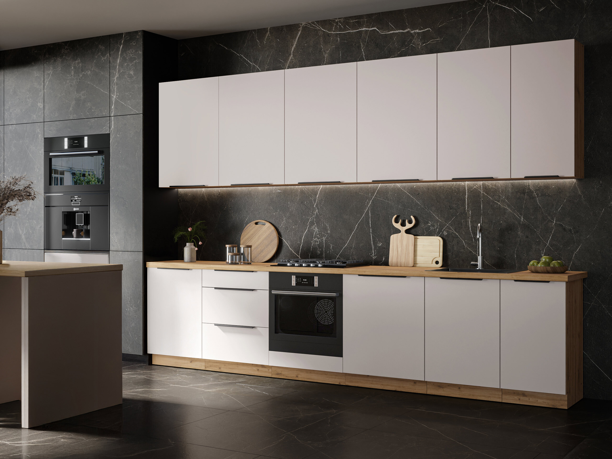 Модулен шкаф с врати Sole 125