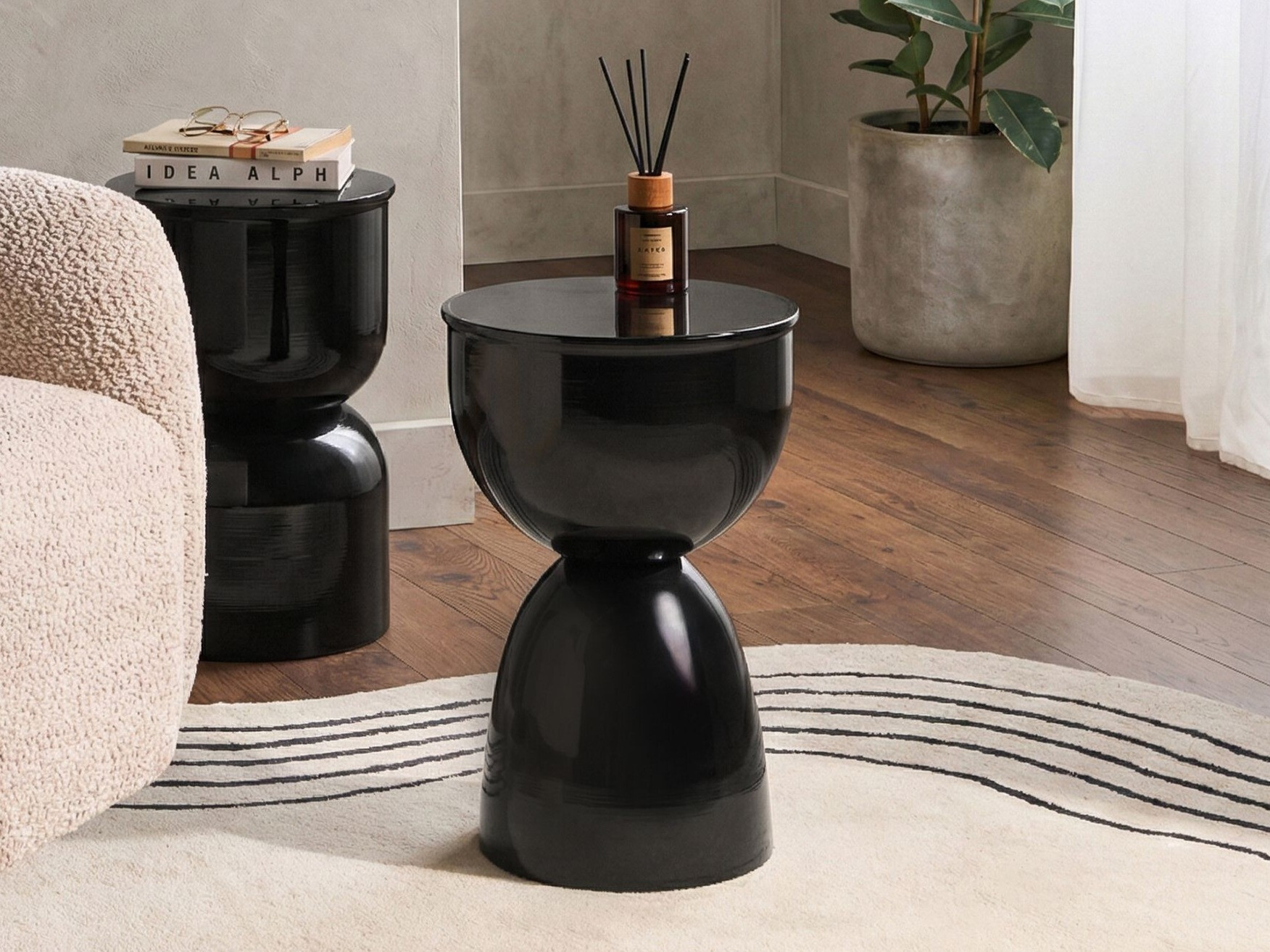 Помощна масичка Berwyn 3292 (Черен)