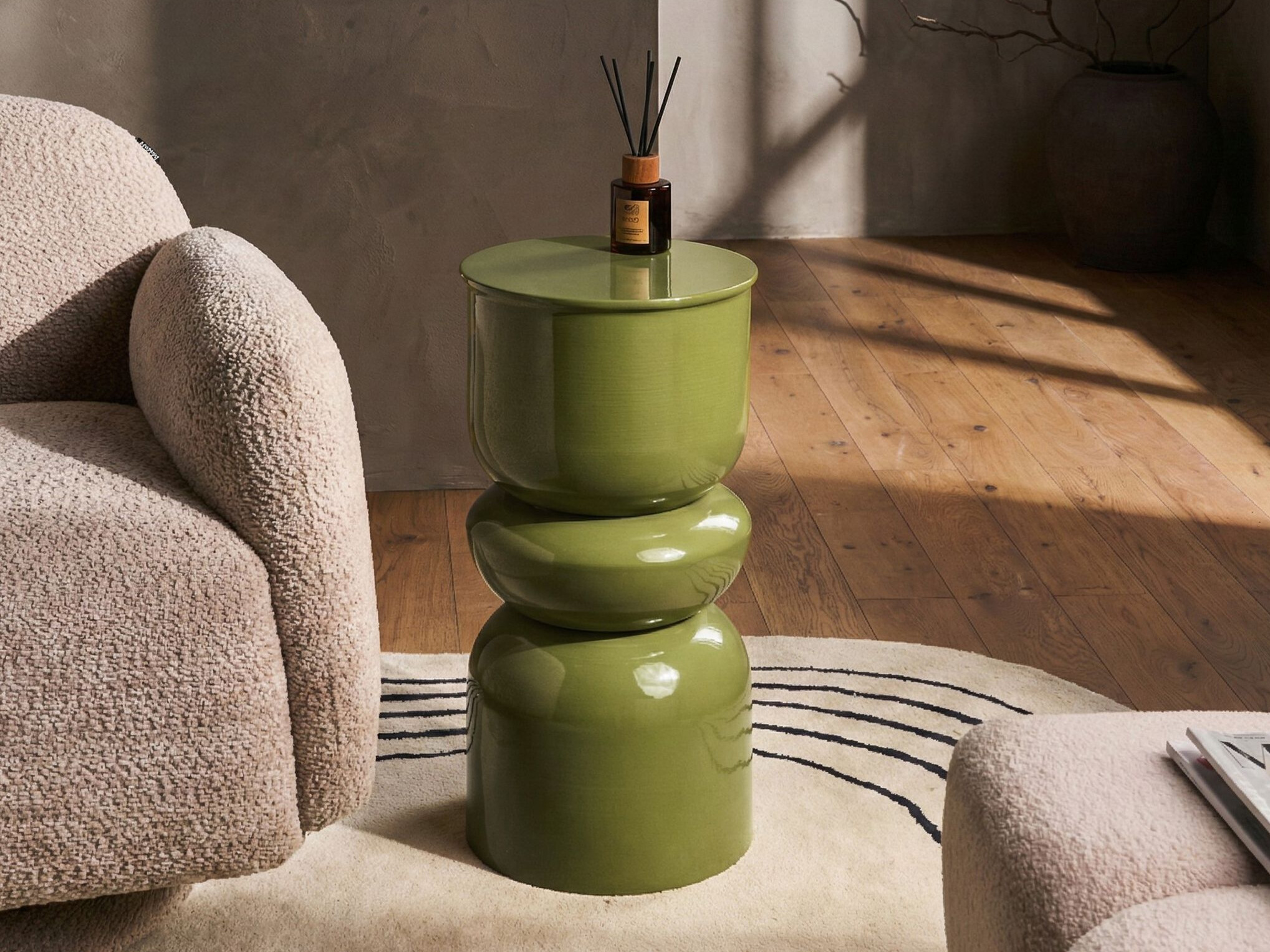 Помощна масичка Berwyn 3293 (Светло маслиново дърво)