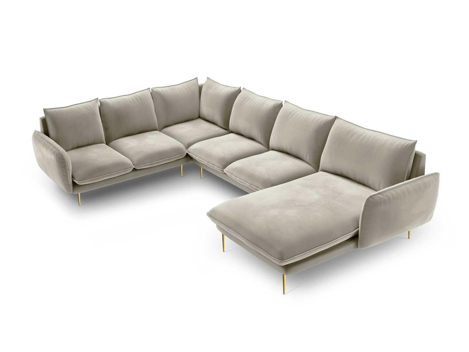 Ъглов диван Ferlevi 104 (Malia Coffee)