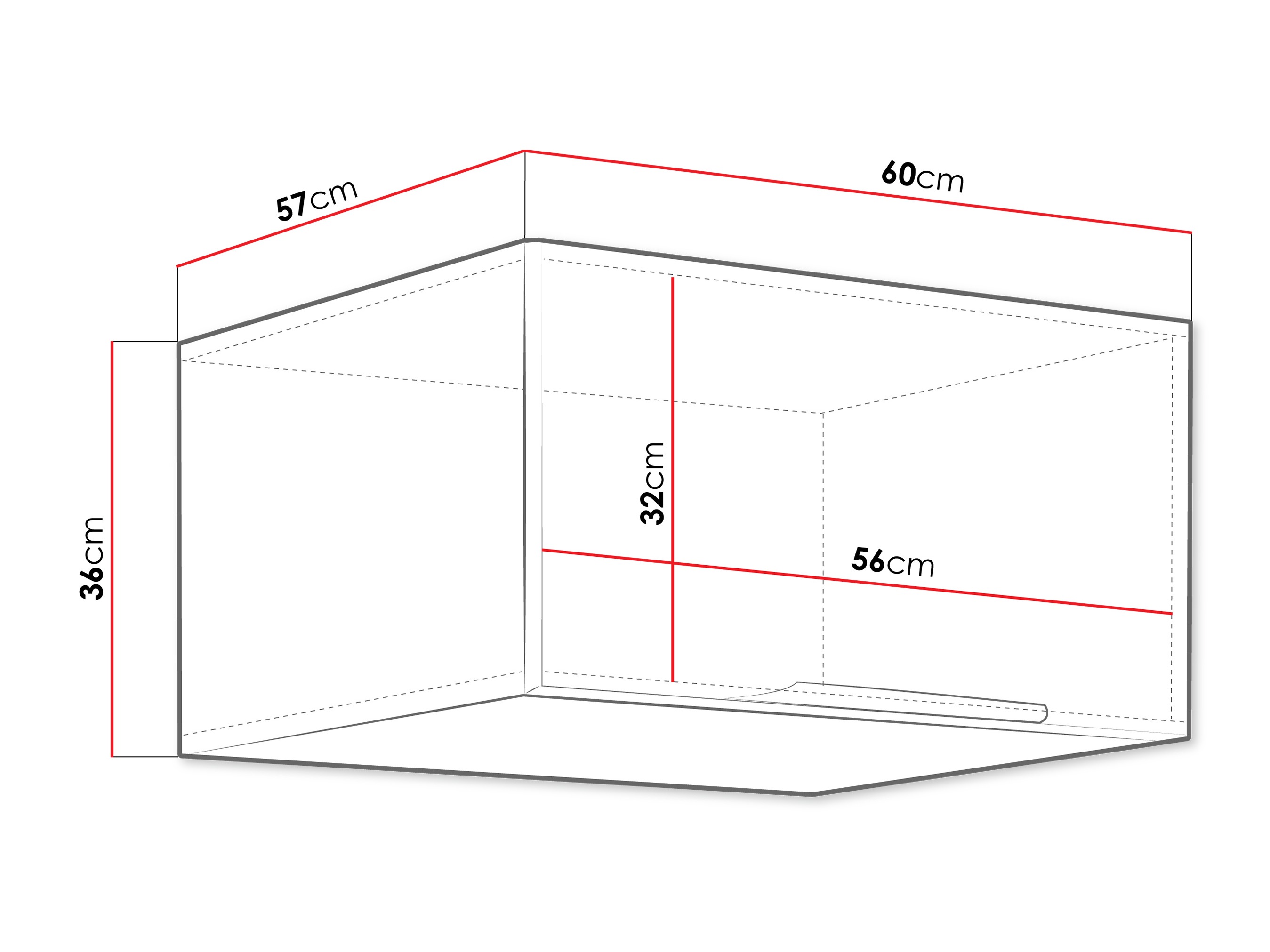 Модулен окачен шкаф Sole 140