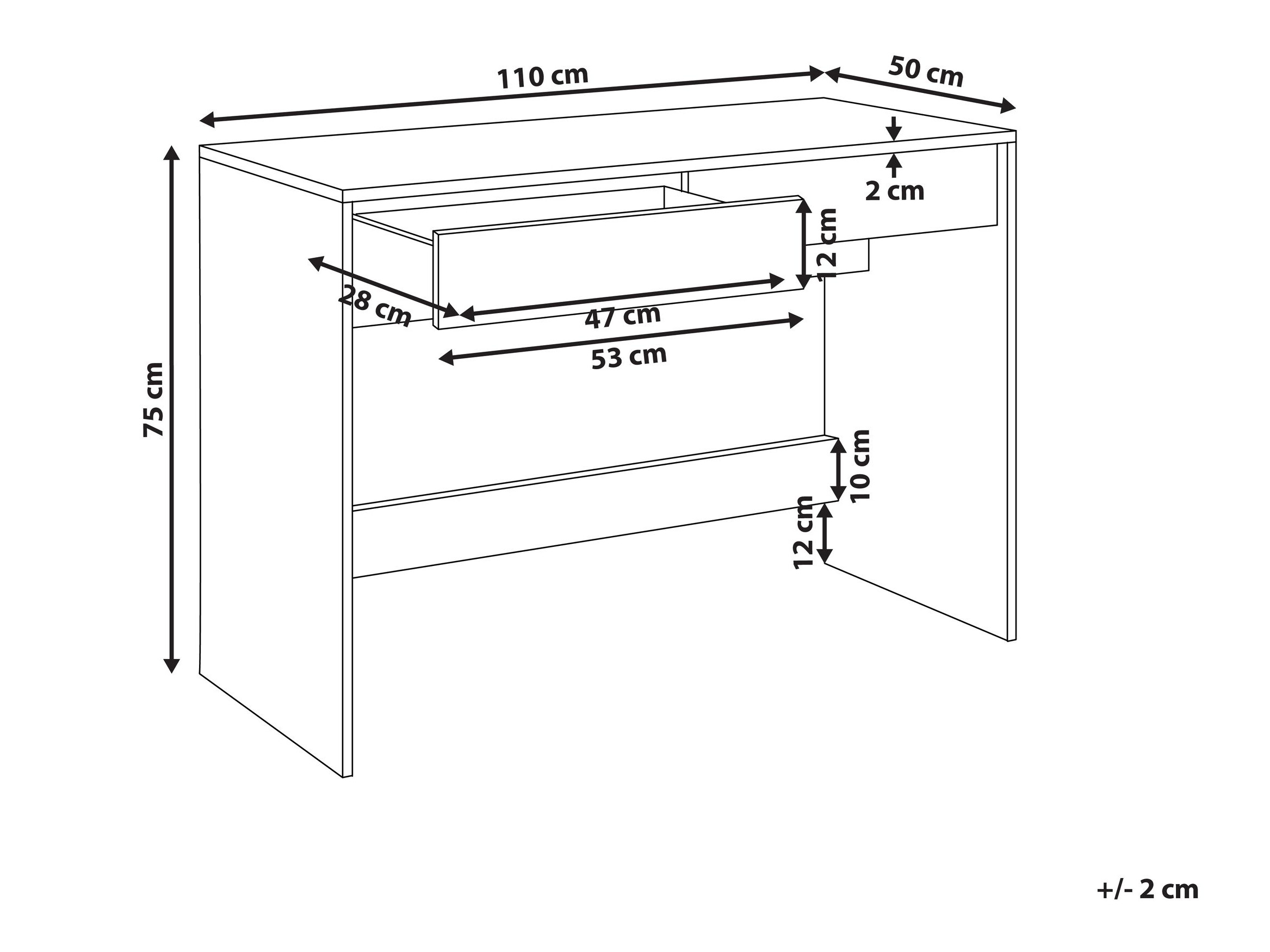 Офис бюро Berwyn 3297 (Бял)