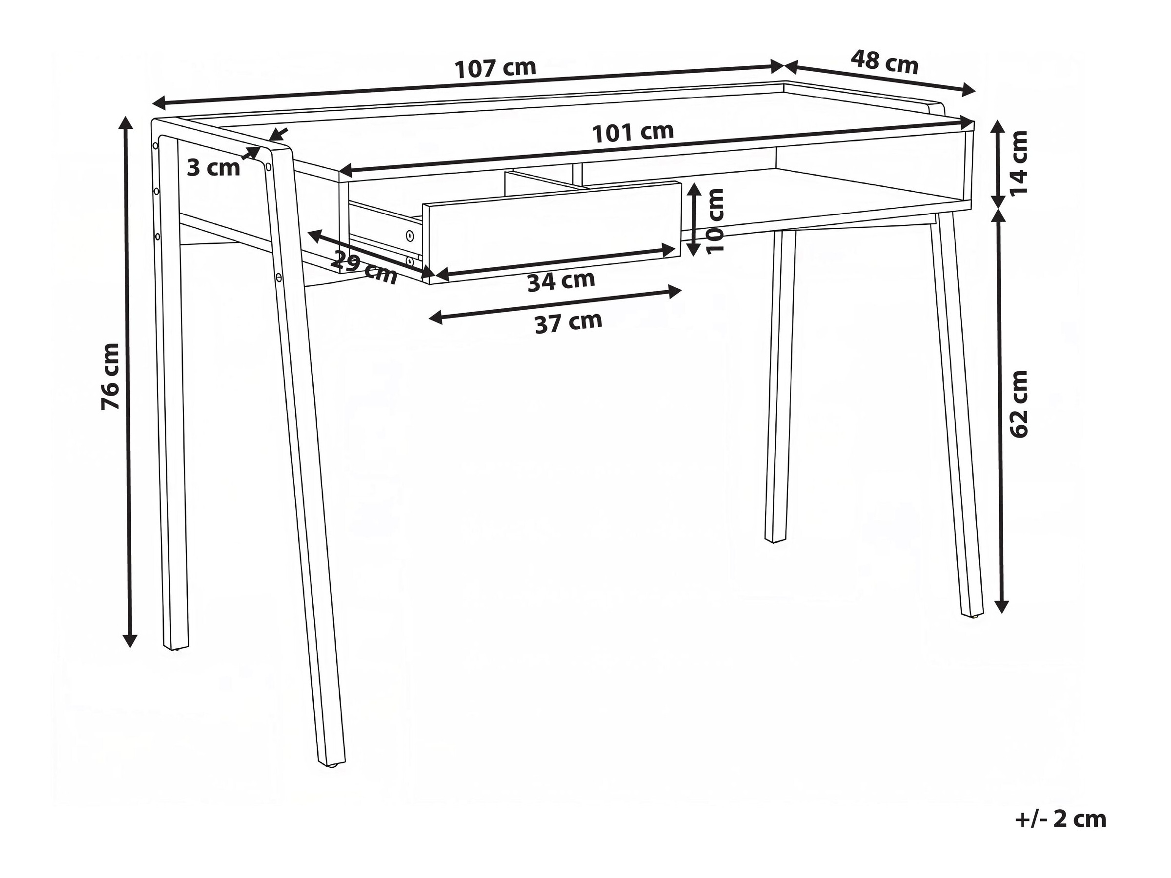 Офис бюро Berwyn 3299 (Бял)