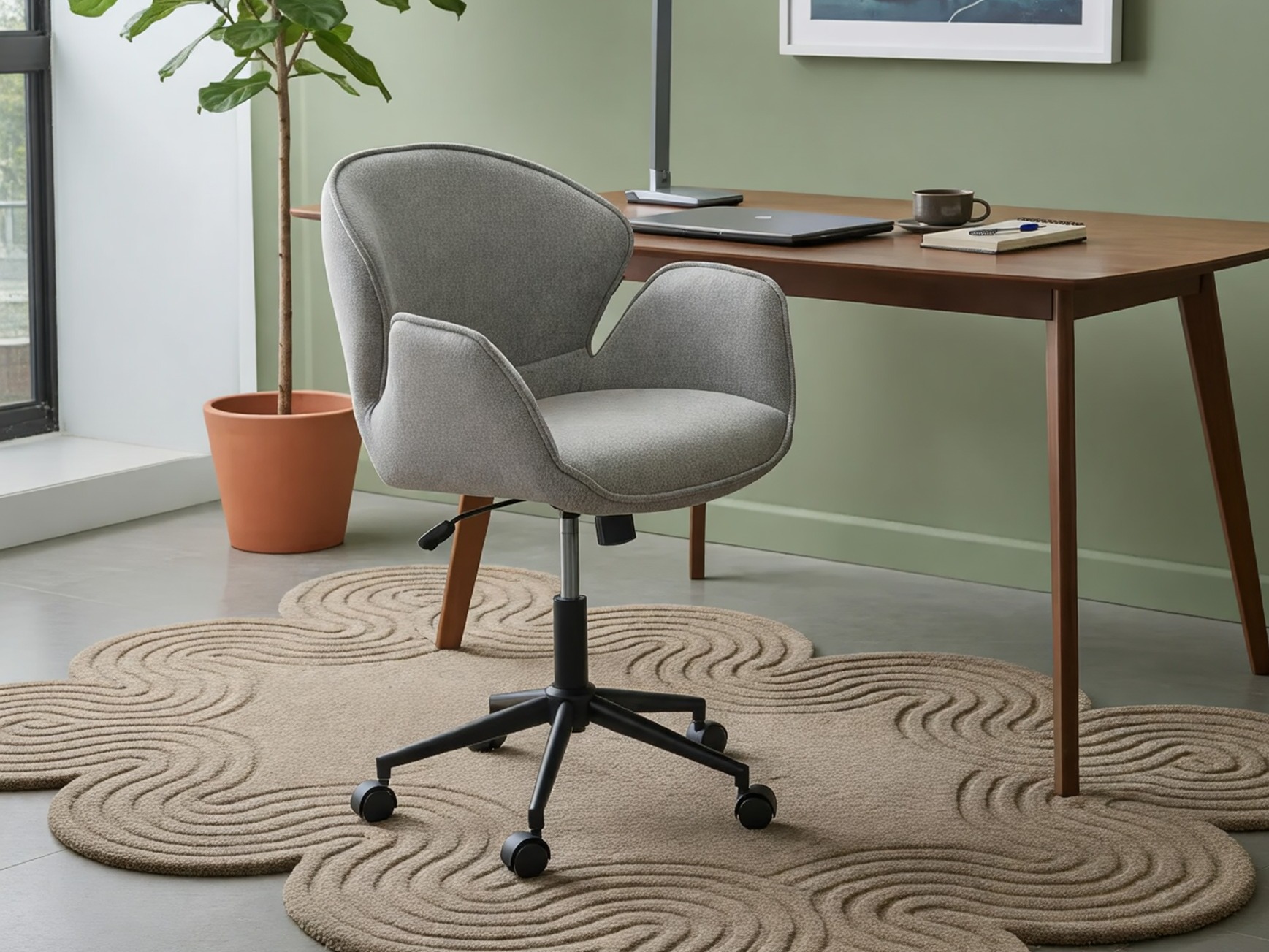 Офис стол Berwyn 3300 (Сив)