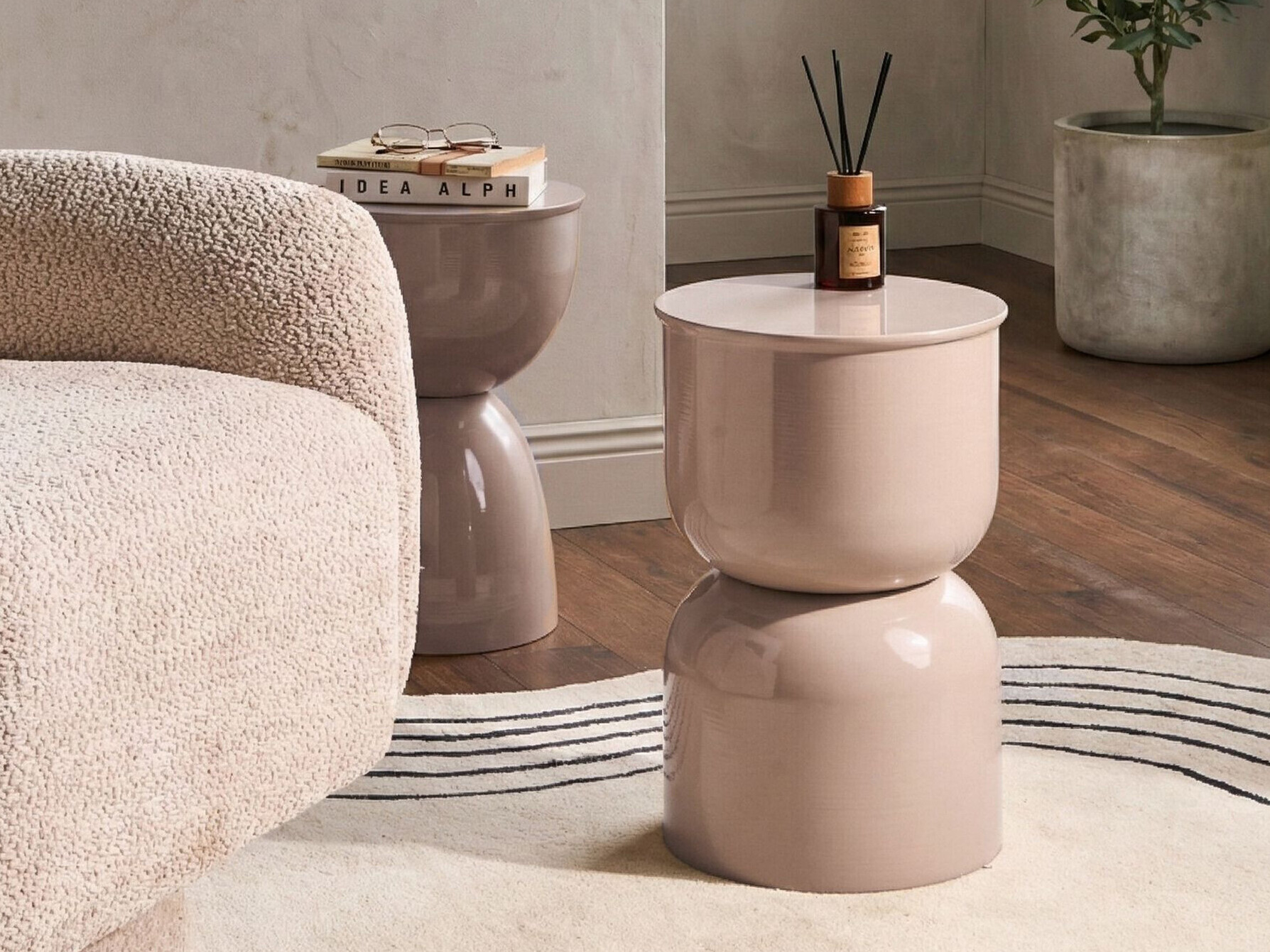 Помощна масичка Berwyn 3291 (Светло бежово)