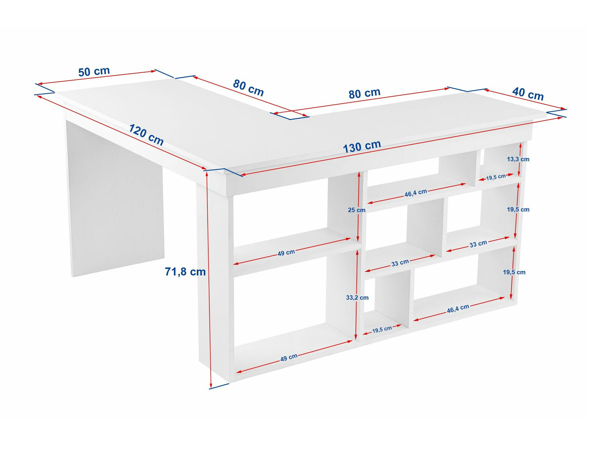Ъглово офис бюро SB5002