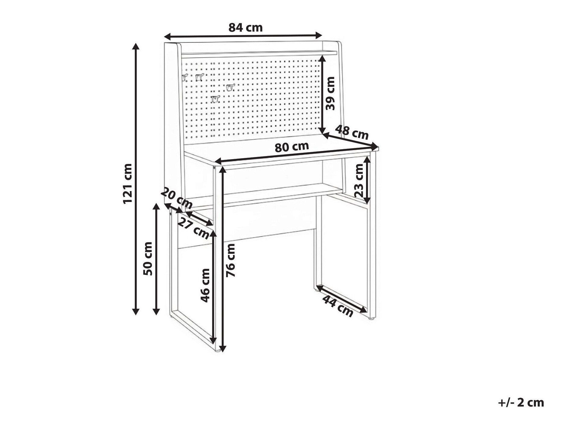 Офис бюро Berwyn 3304 (Бял)
