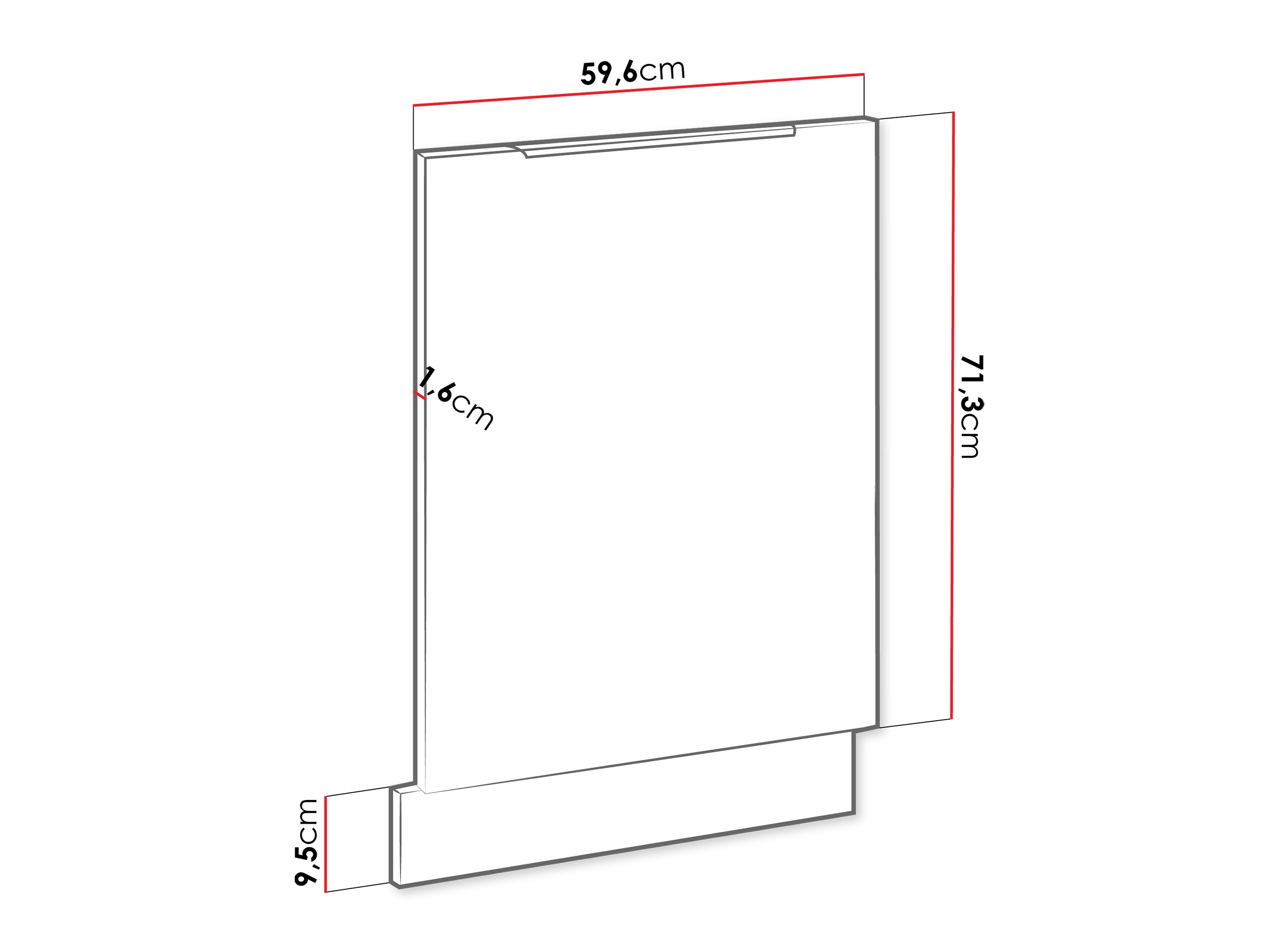 Вратичка съдомиялна Sole 157
