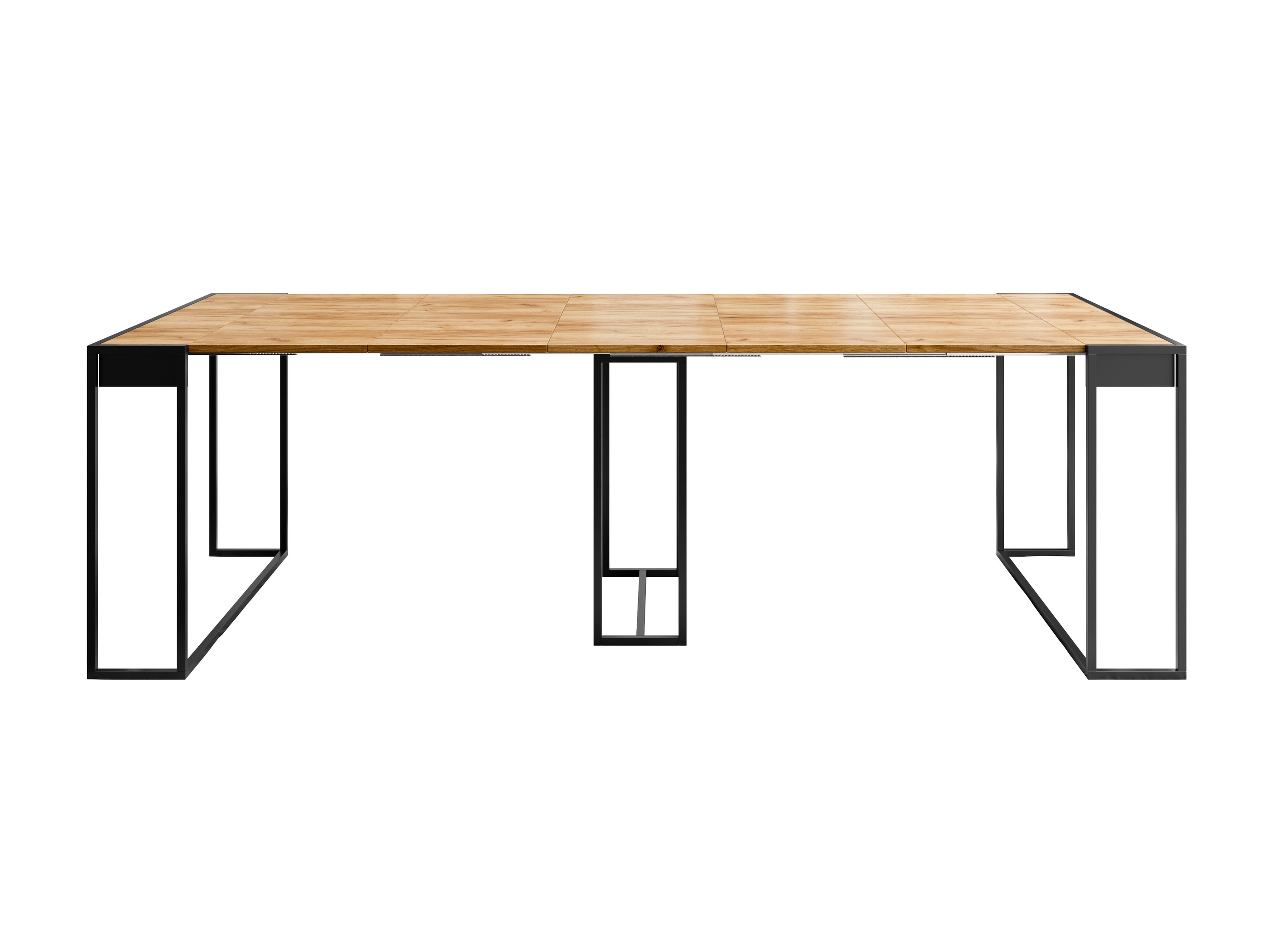 Сгъваема маса Oswego 180 (Черен + Craft дъб)