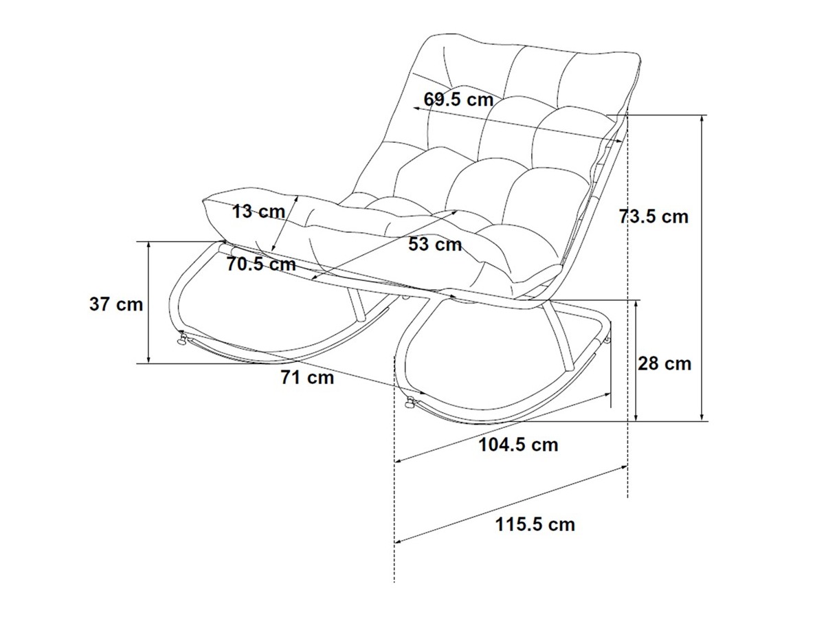 Градински фотьойл Mandeville 361