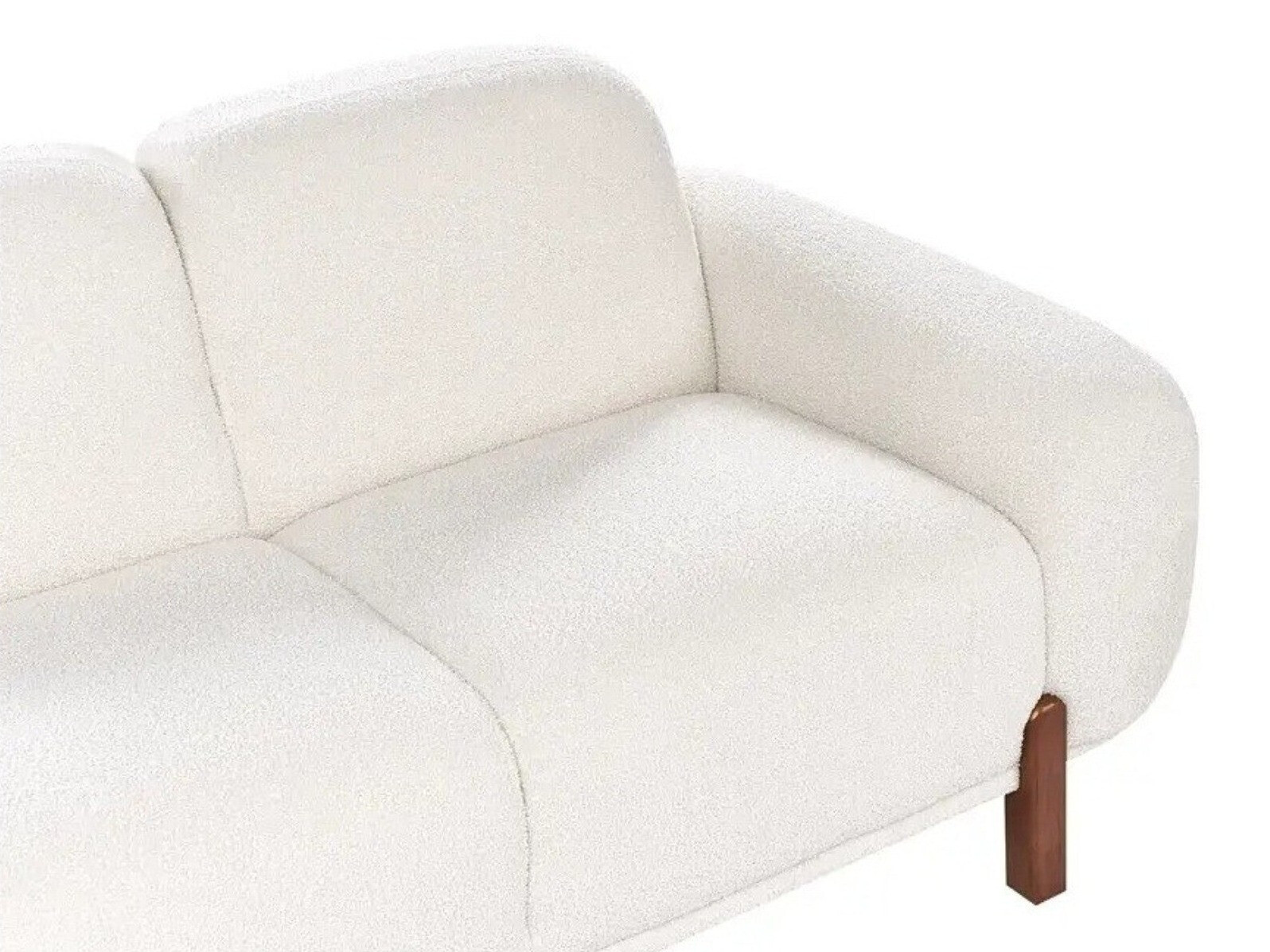 Комплект мека мебел Berwyn 3307 (Бял)