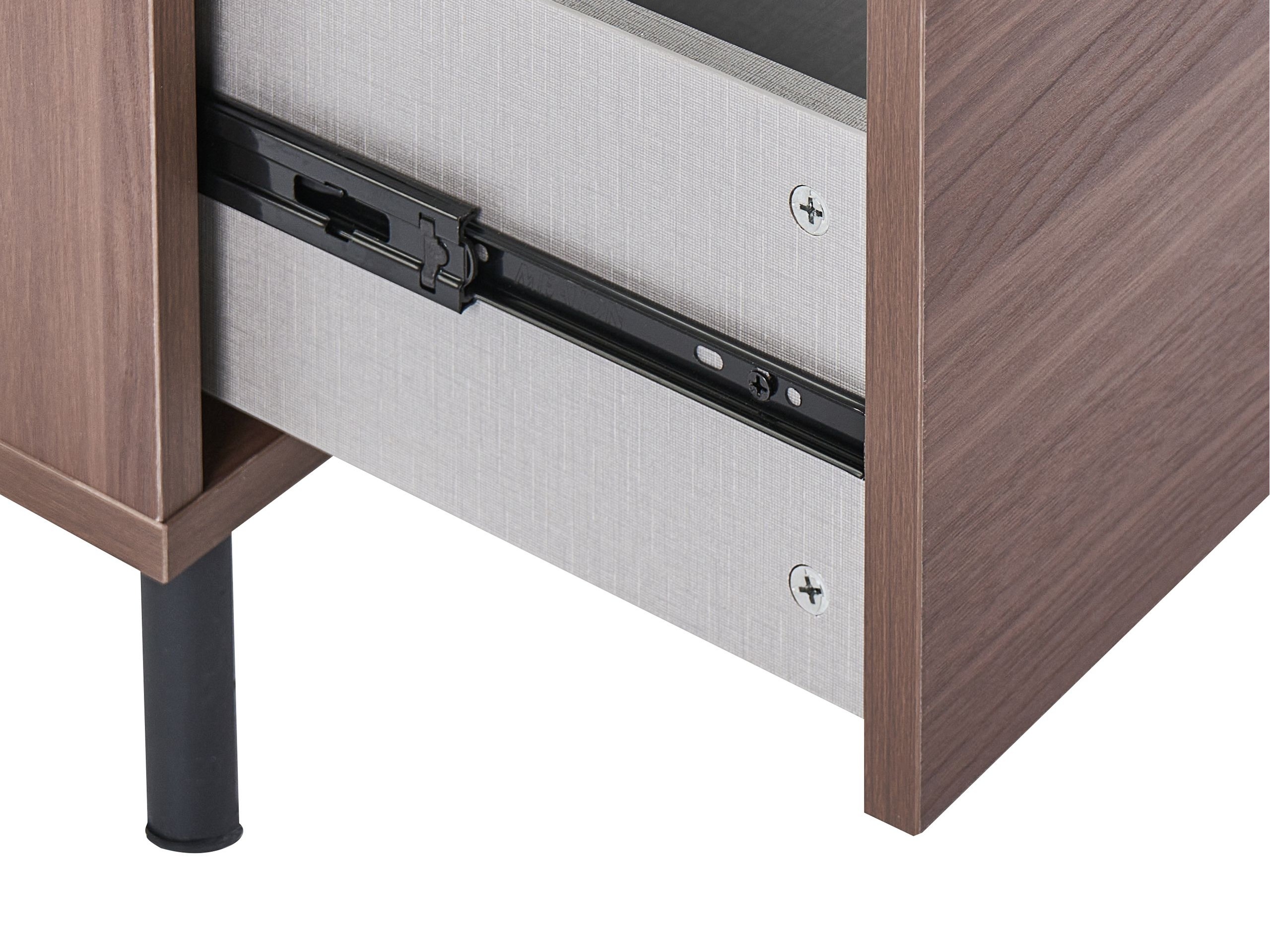 Нощно шкафче Berwyn 3309 (Тъмно дърво)