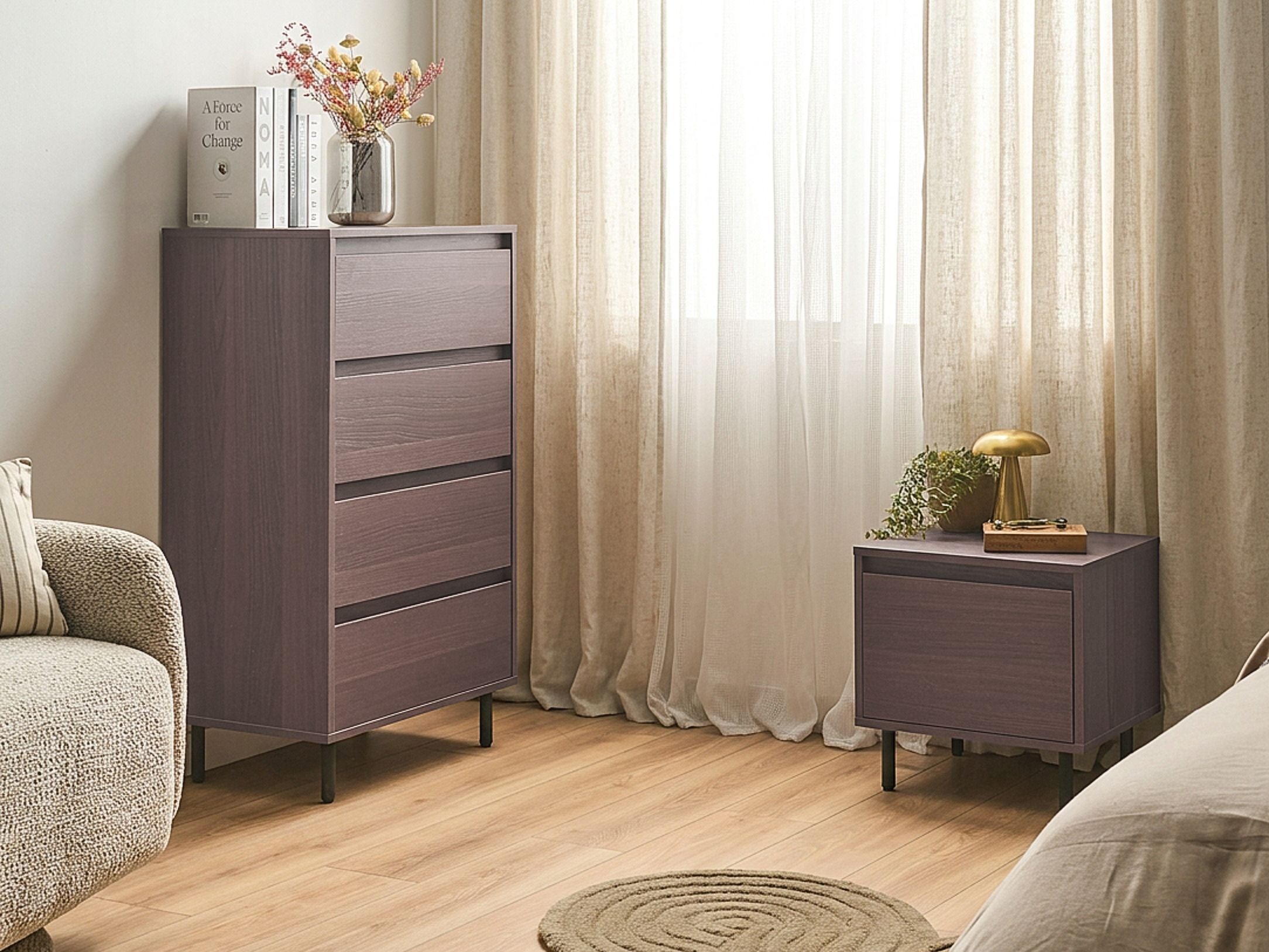 Скрин Berwyn 3308 (Тъмно дърво)