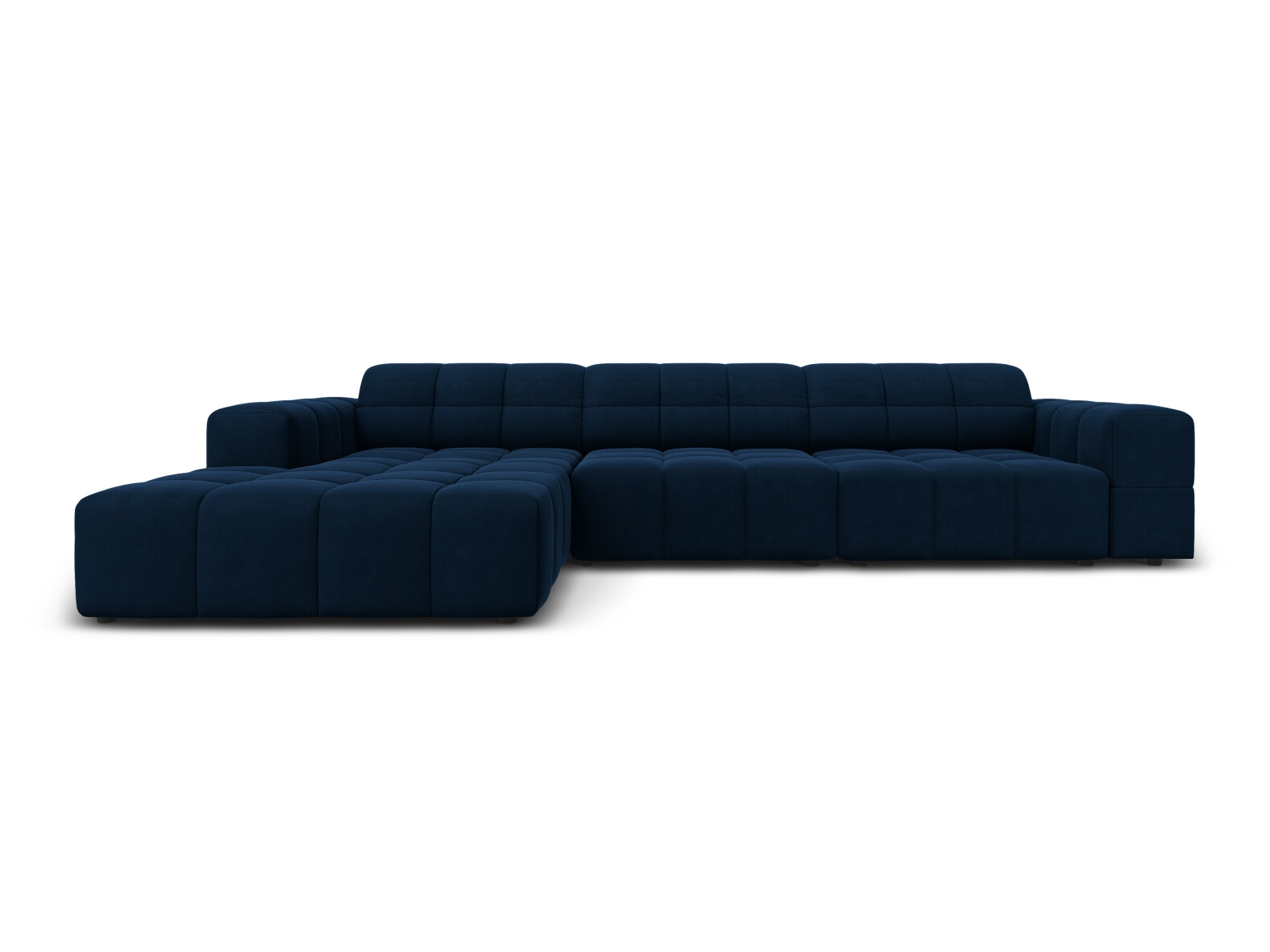 Ъглов диван Venenoe 104 (Плюш Navy)