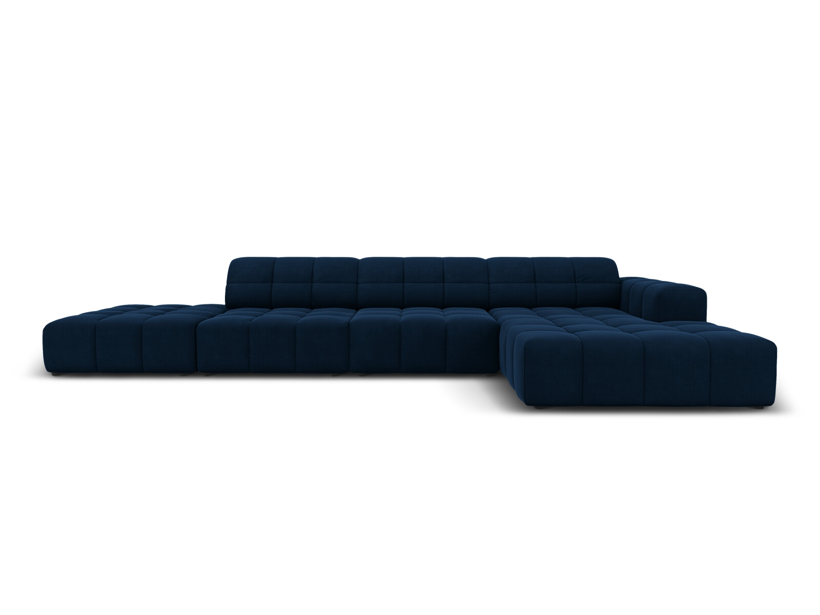 Ъглов диван Venenoe 105 (Плюш Navy)