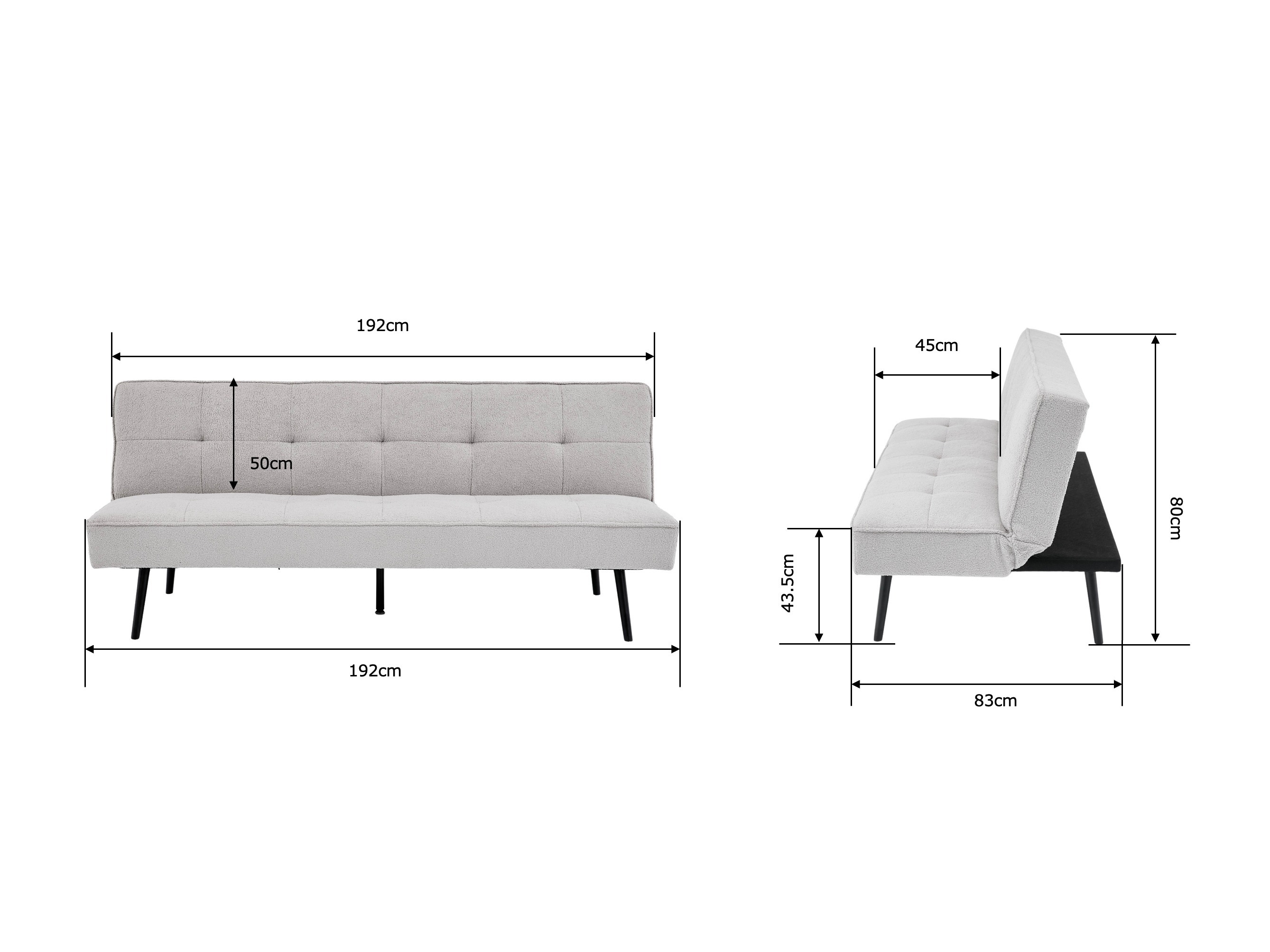Разтегателен диван Comfivo Hilix (Quelle 83)