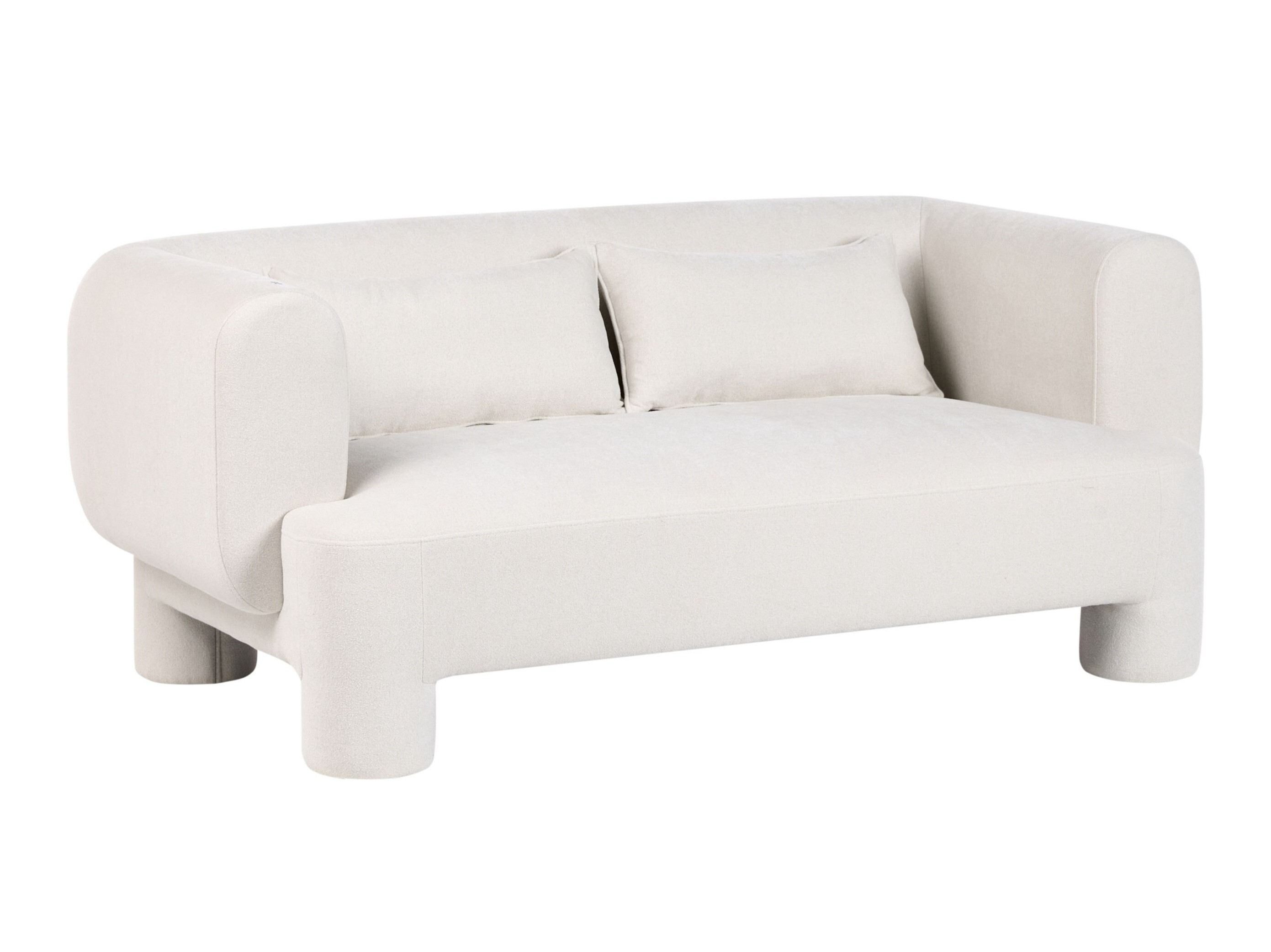 Комплект мека мебел Cavsali 105 (Бял)