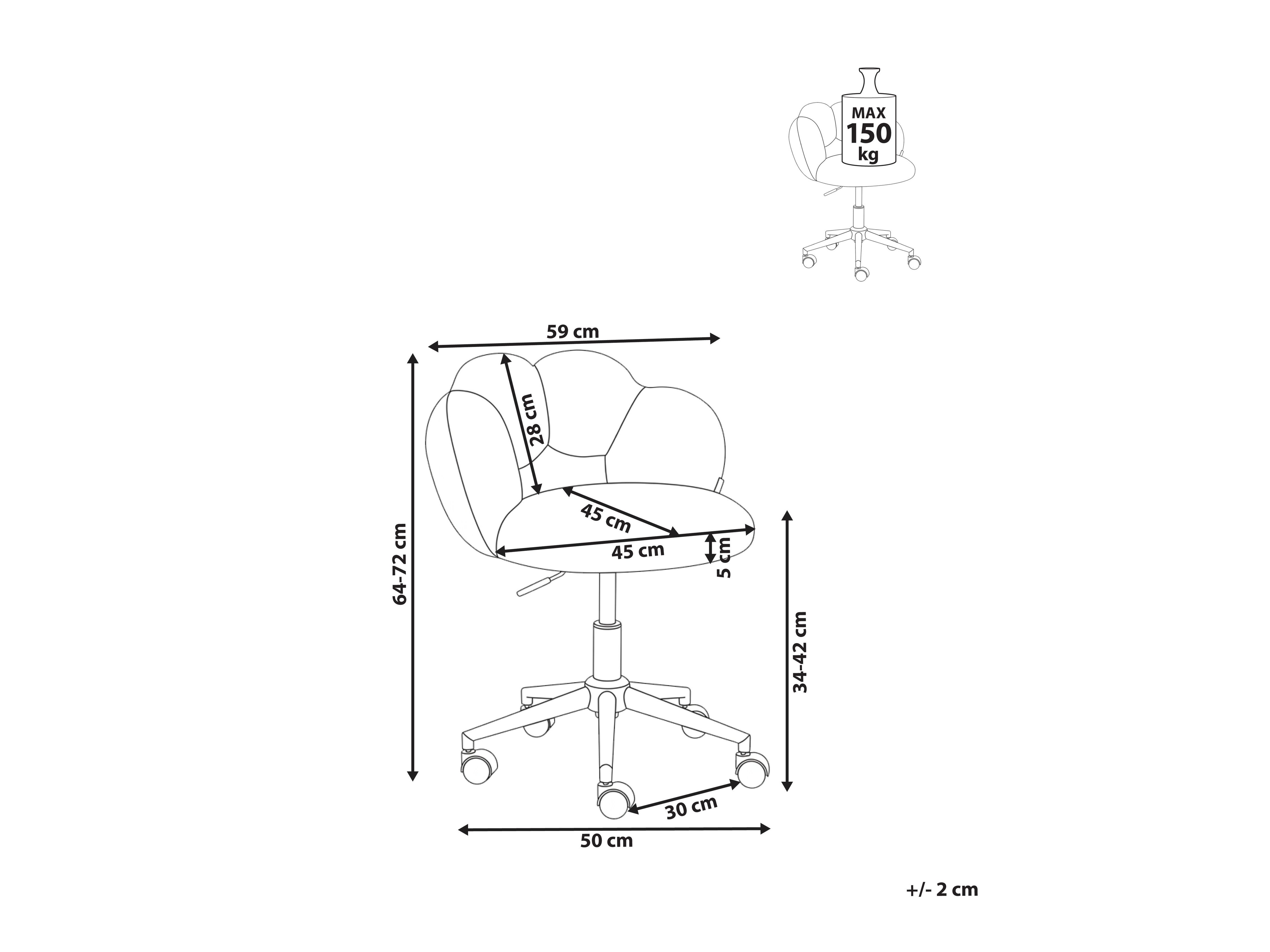 Офис стол Berwyn 3313 (Бежов)