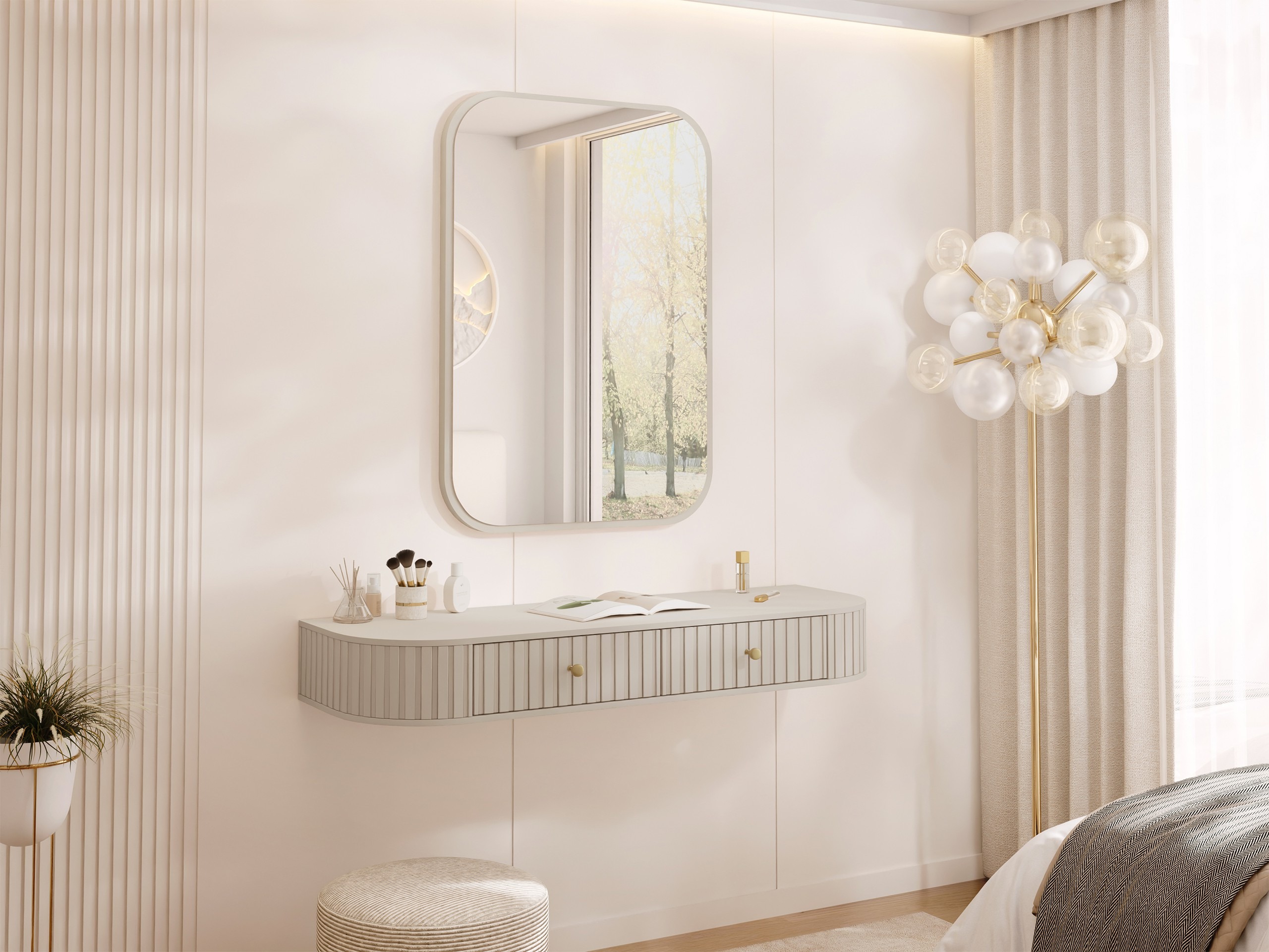 Тоалетка Comfivo Mirsoni 107