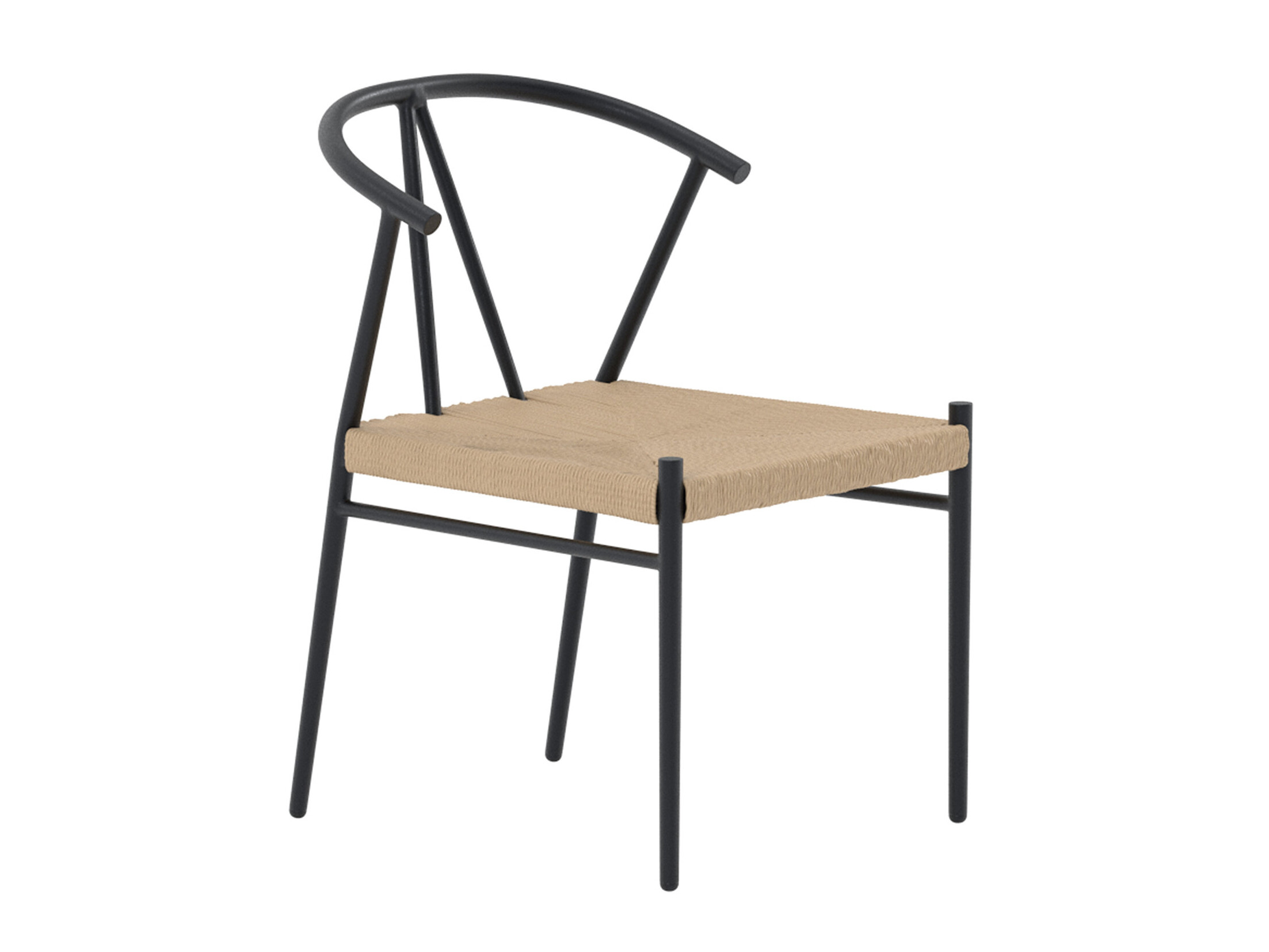 Градински стол Dallas 5249 (Черен)