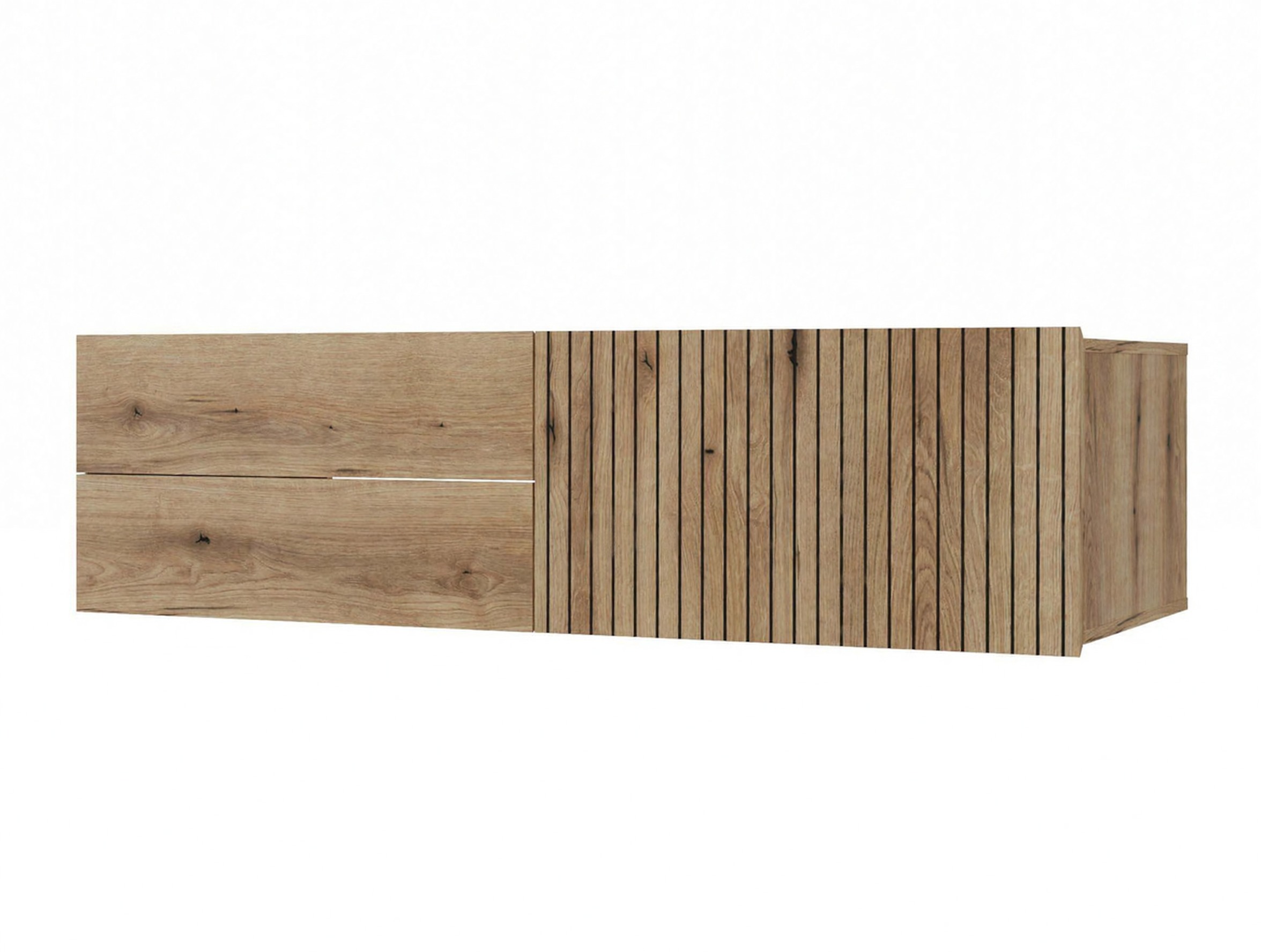 Окачен шкаф за мивка Mandeville 363 (Дъб)