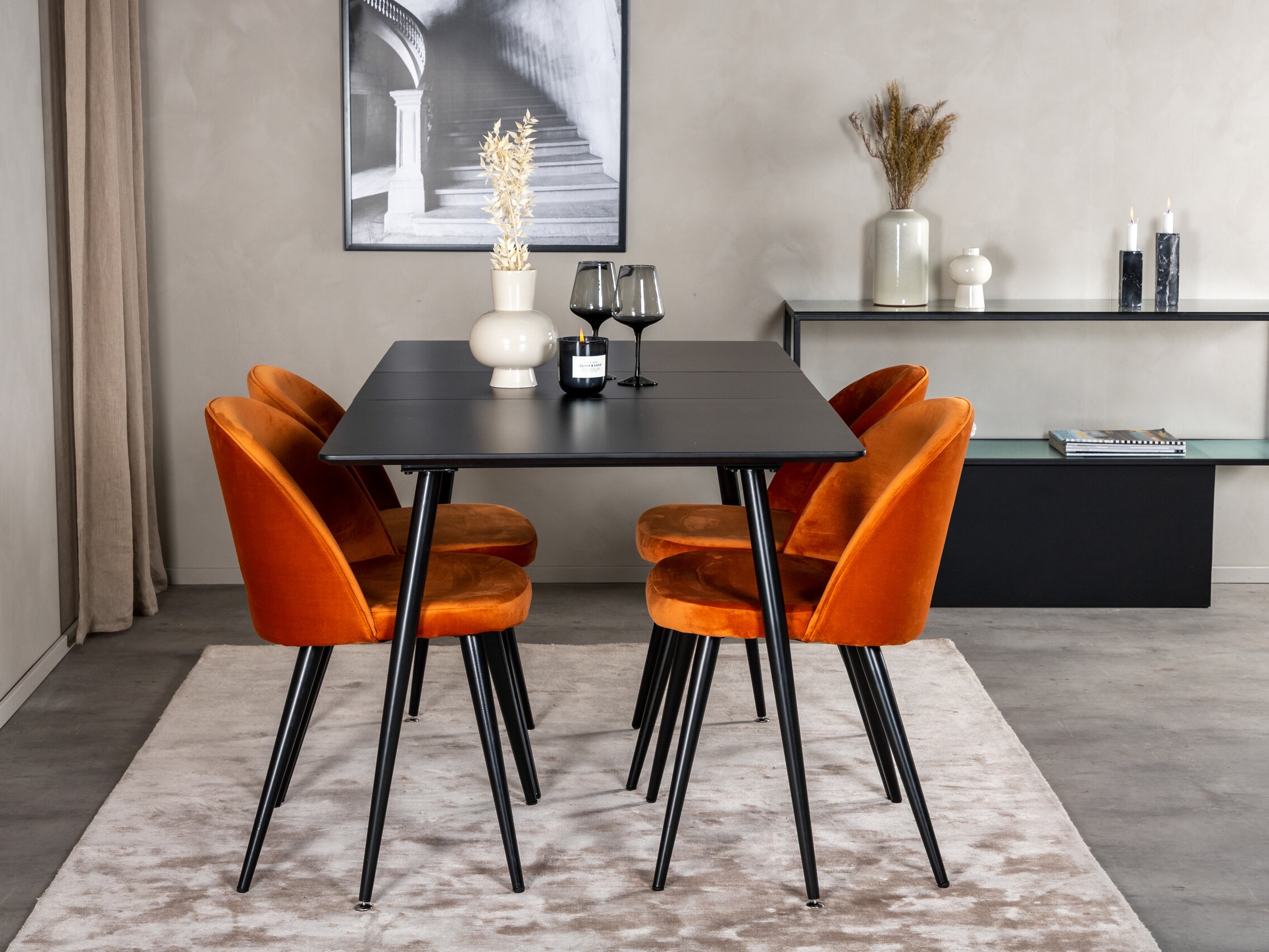 Маса и столове за трапезария Dallas 1777