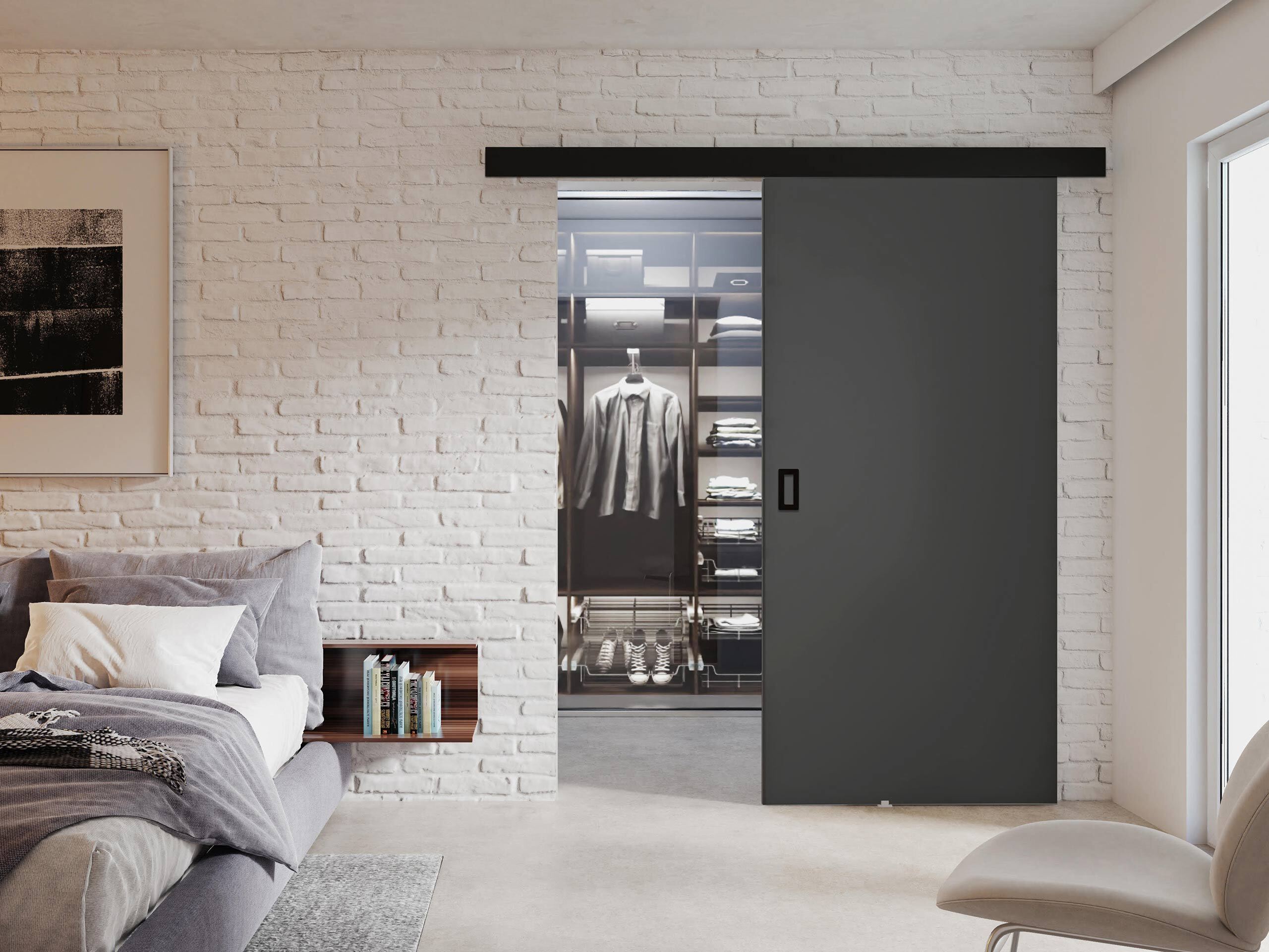 Плъзгаща се врата Dover 170 (Графит)