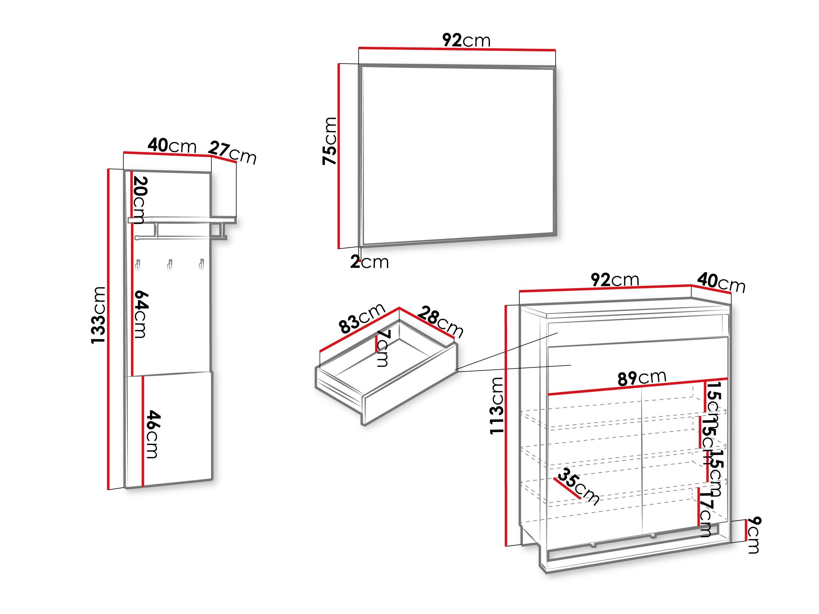 Комплект за антре Luliru 151