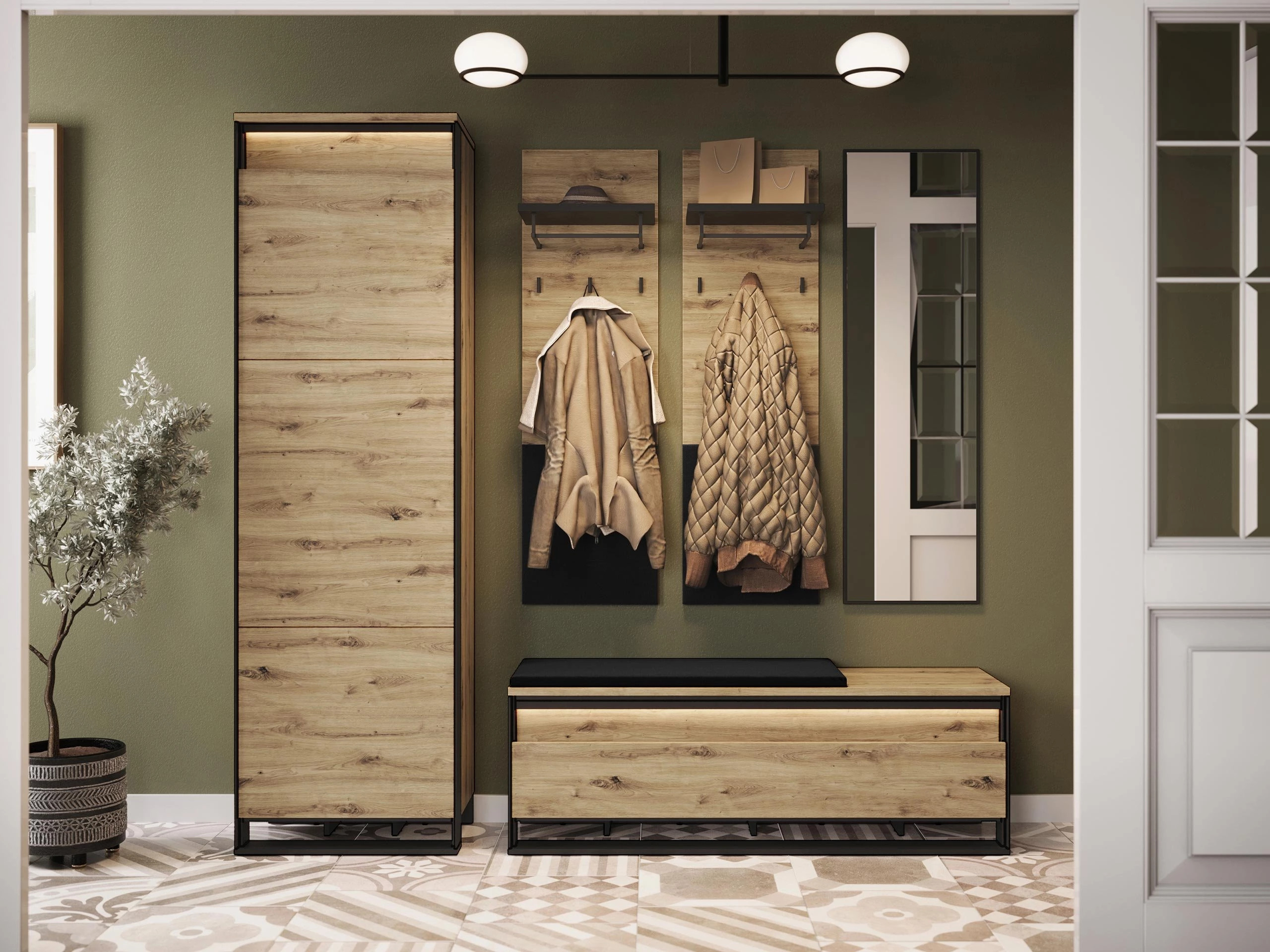 Комплект за антре Luliru 152