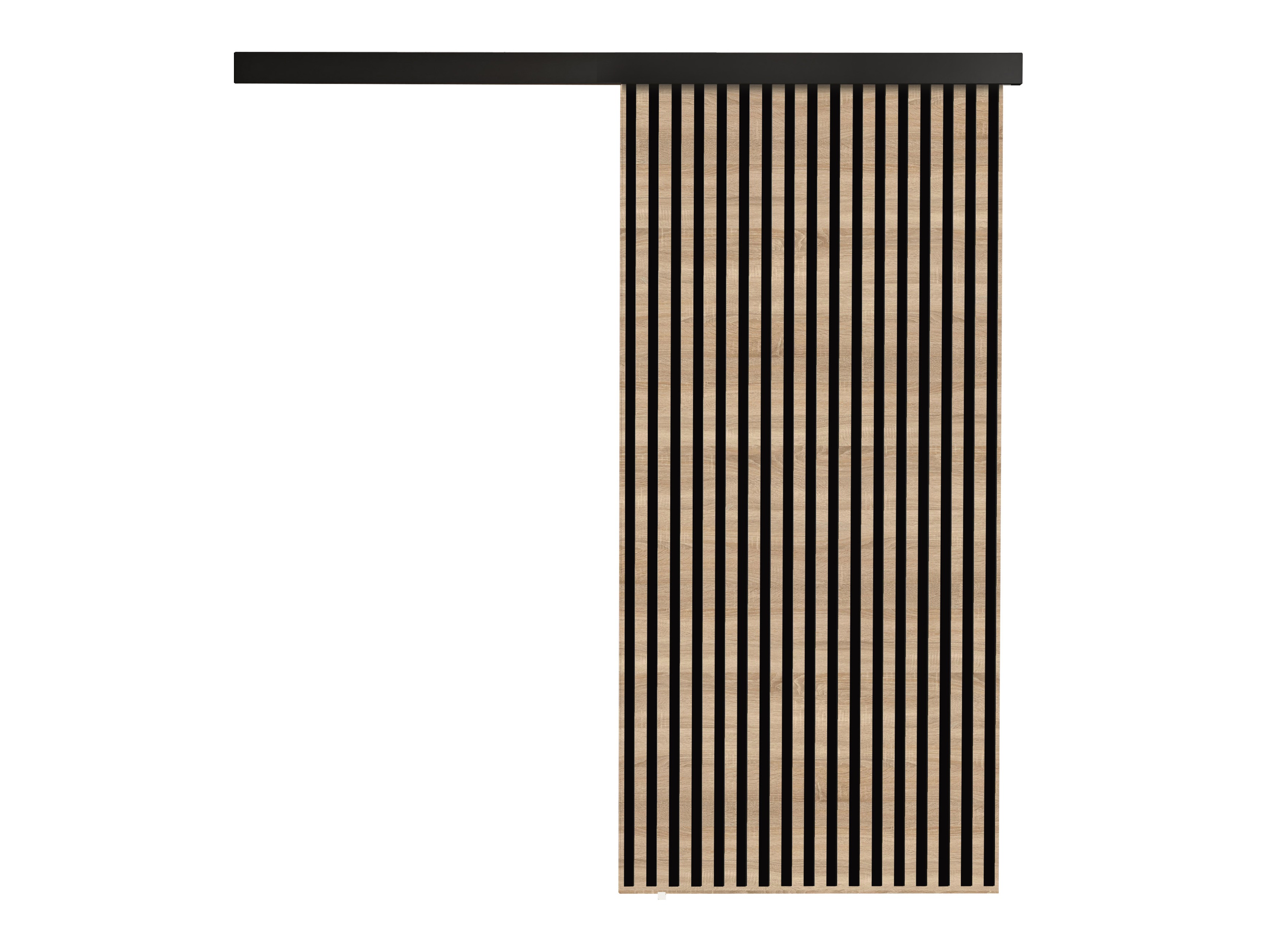 Плъзгаща се врата Dover 203 (Сонома дъб + Черен)