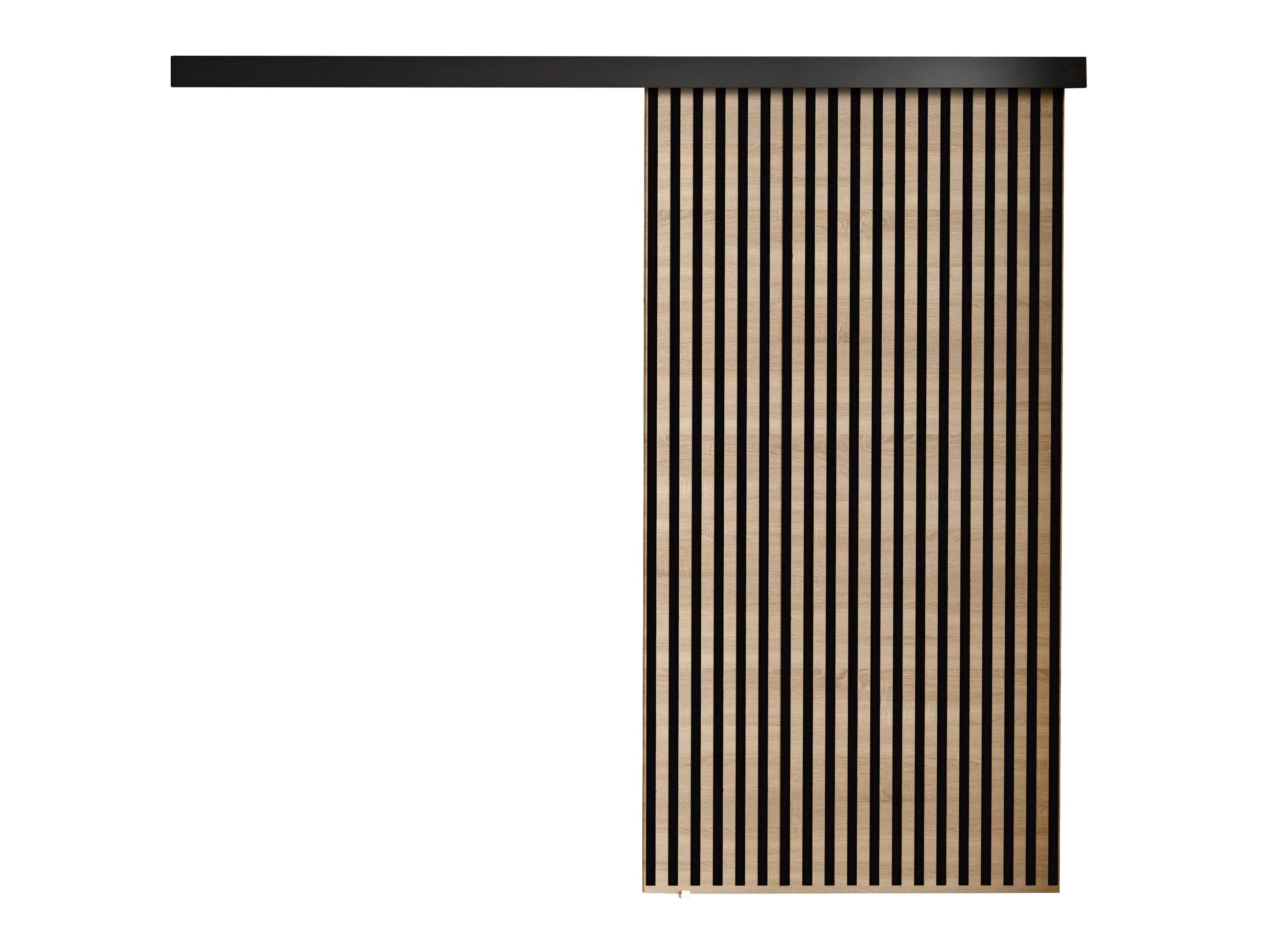 Плъзгаща се врата Dover 204 (Сонома дъб + Черен)