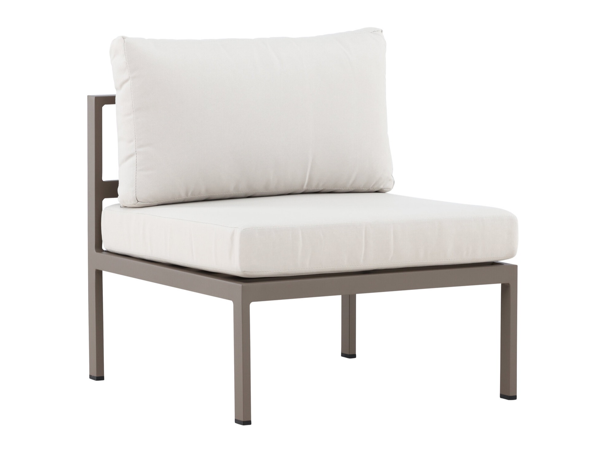 Градински фотьойл Camorlo 100 (Бежов + Кафяв)