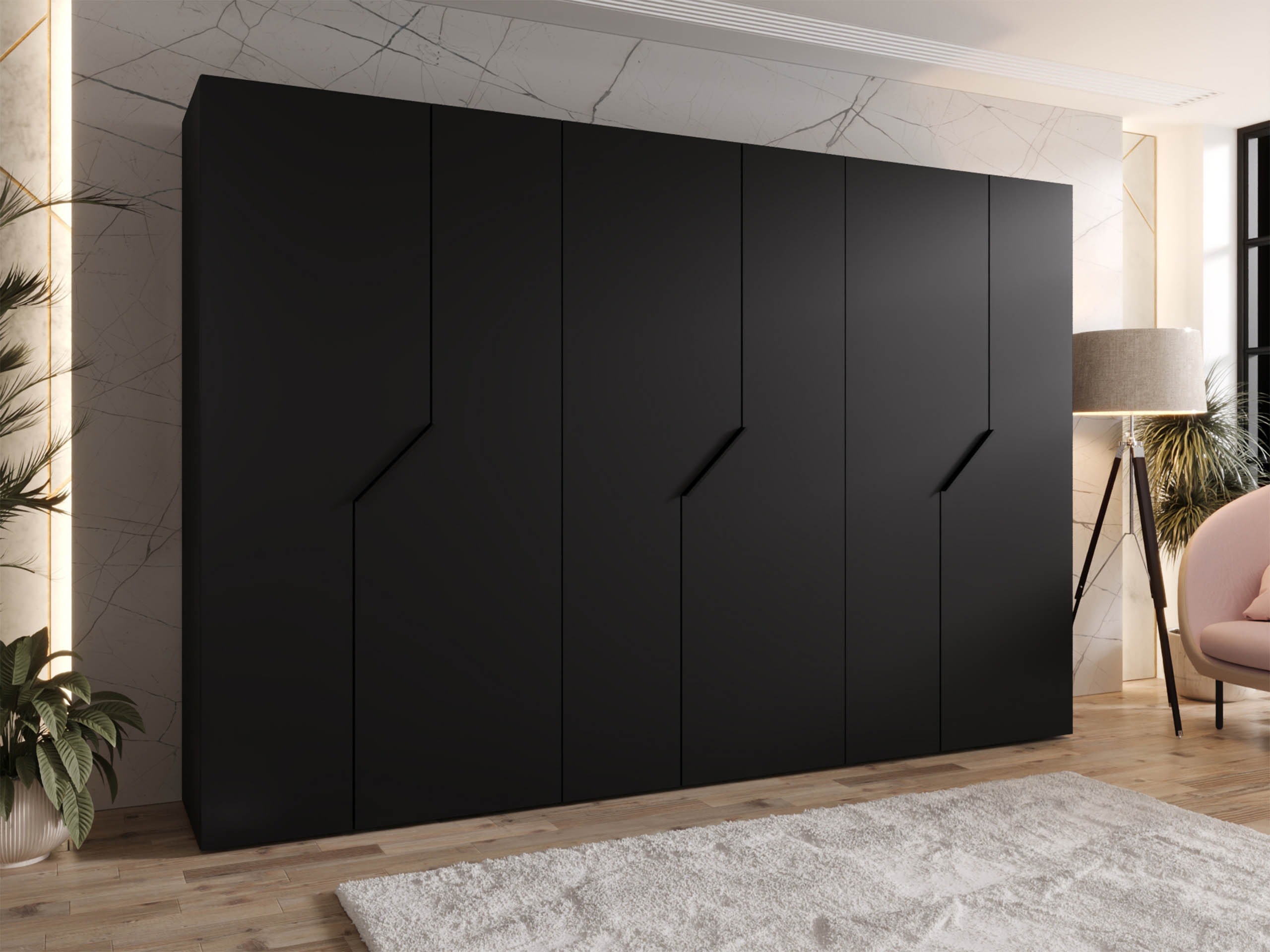 Гардероб Hartford 596 (Черен)