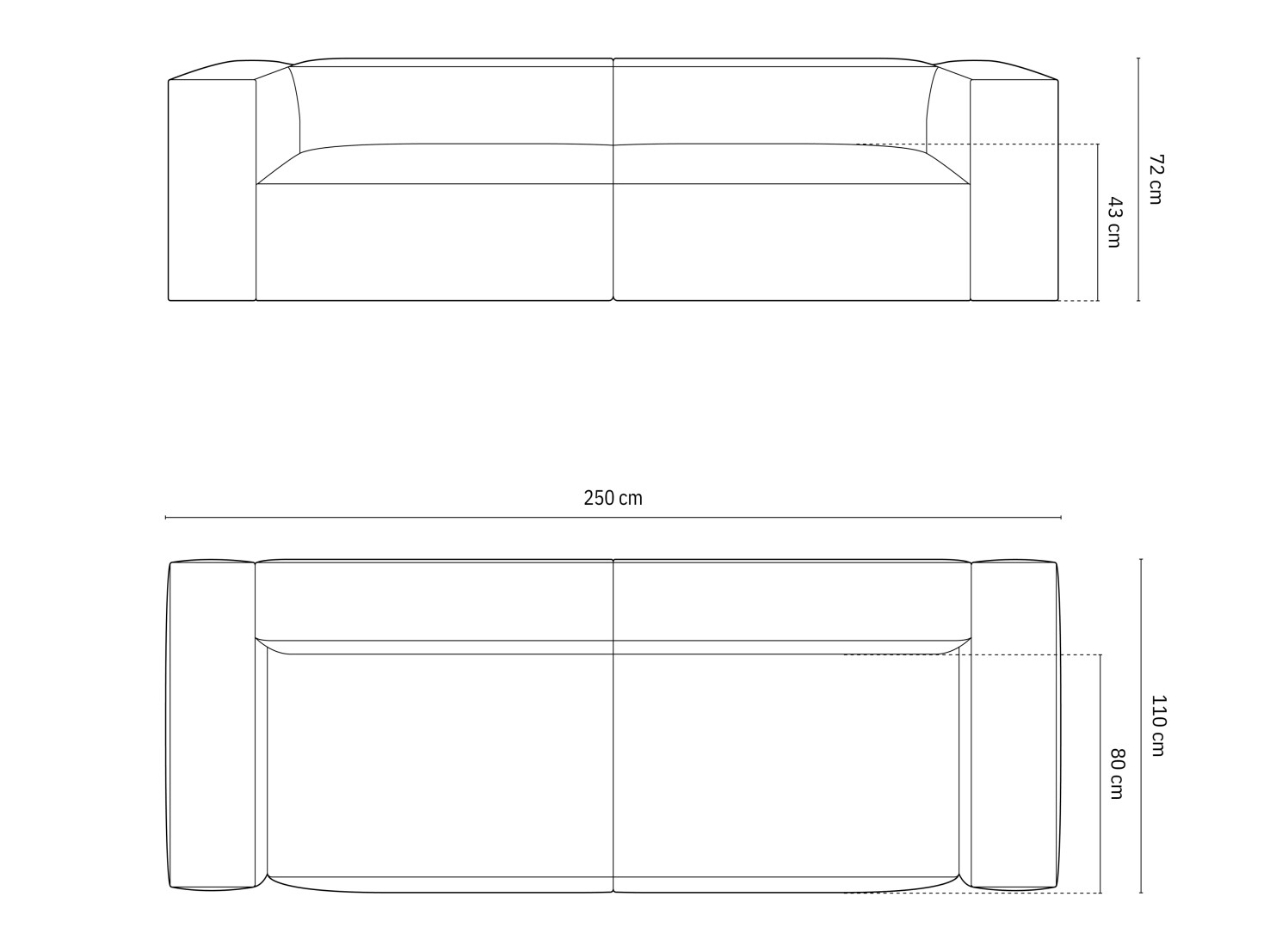 Диван Beckley F102 (Paris Cream)
