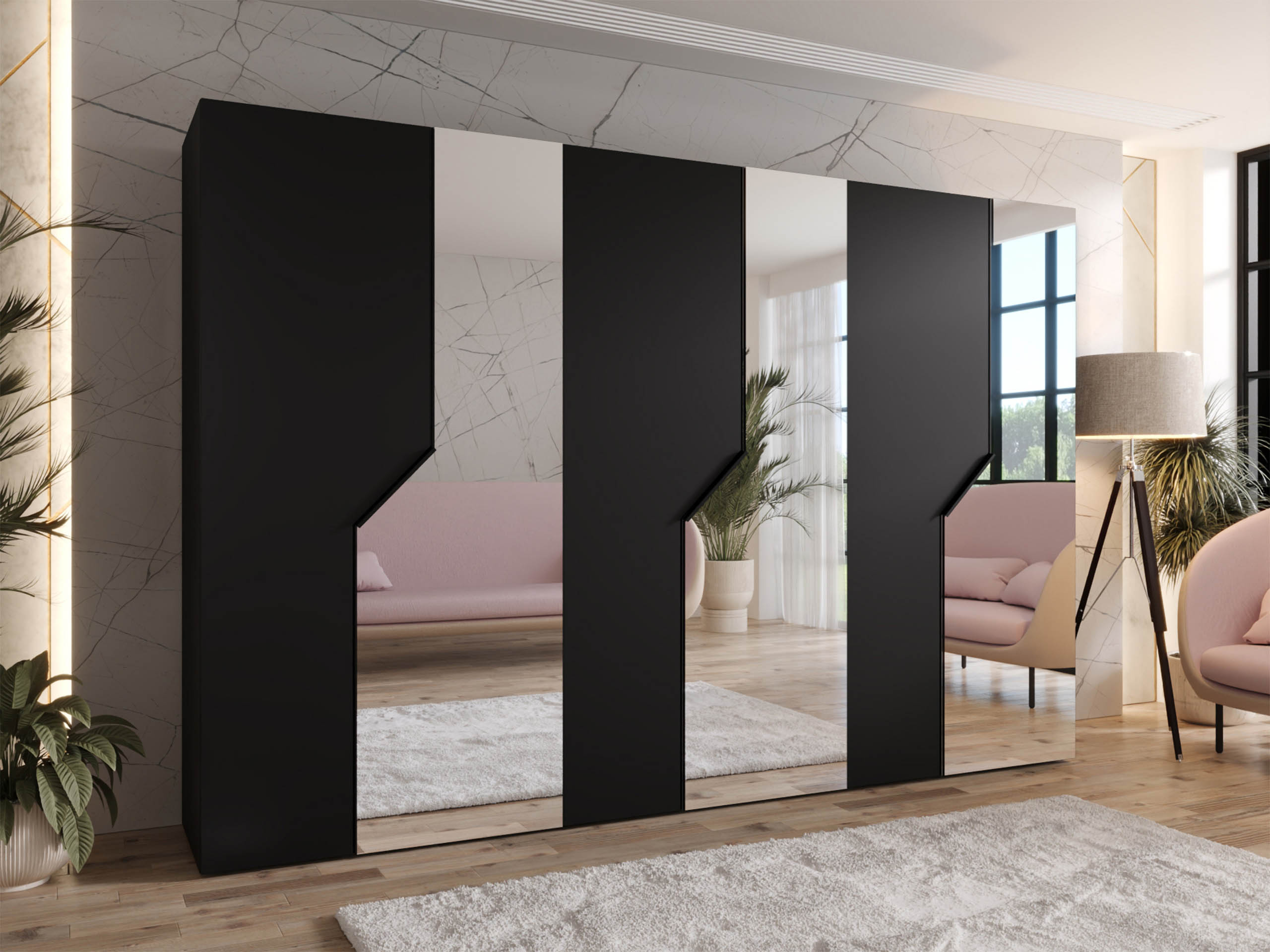 Гардероб Hartford 599 (Черен)