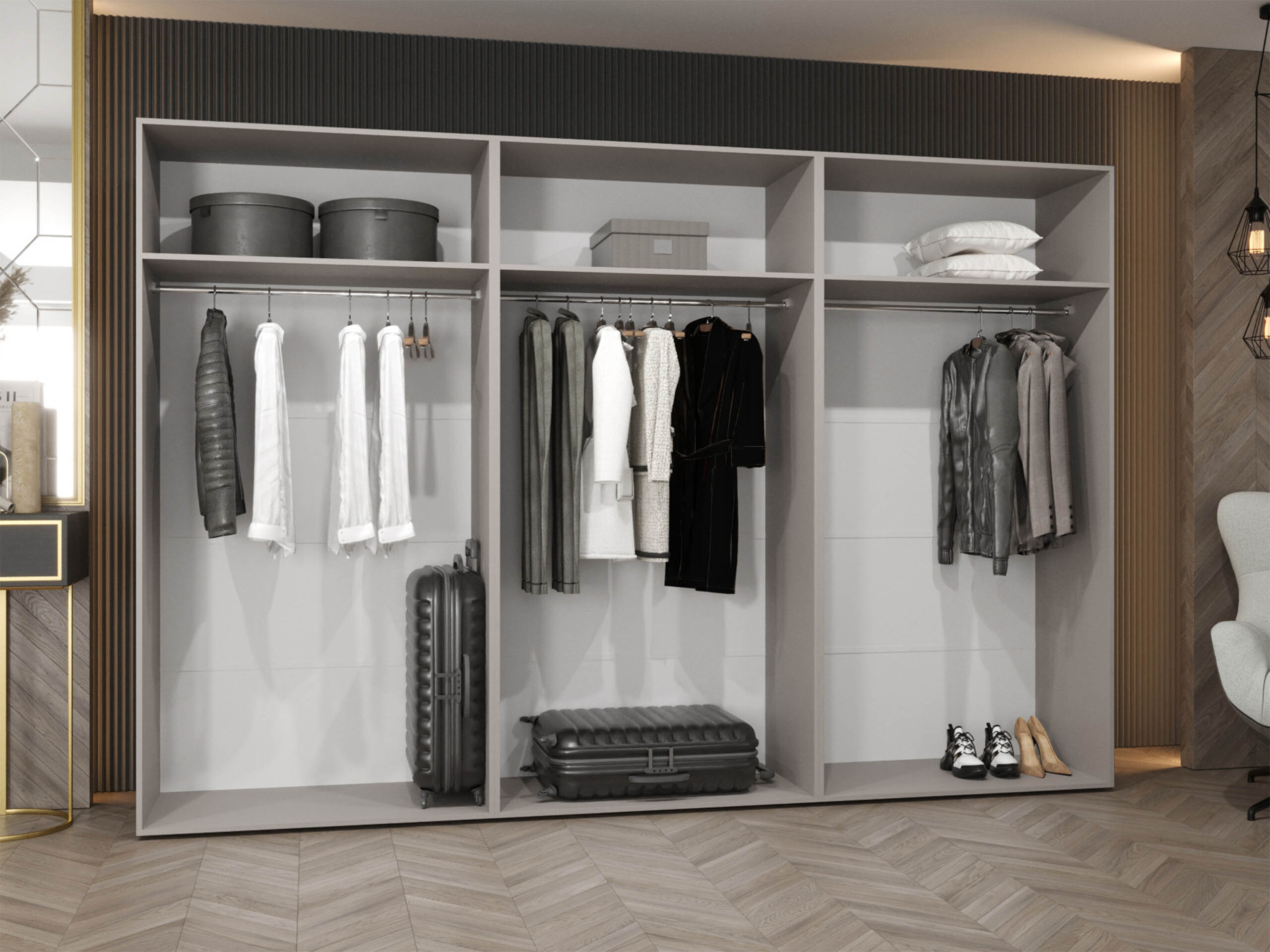 Гардероб Hartford 599 (Черен)