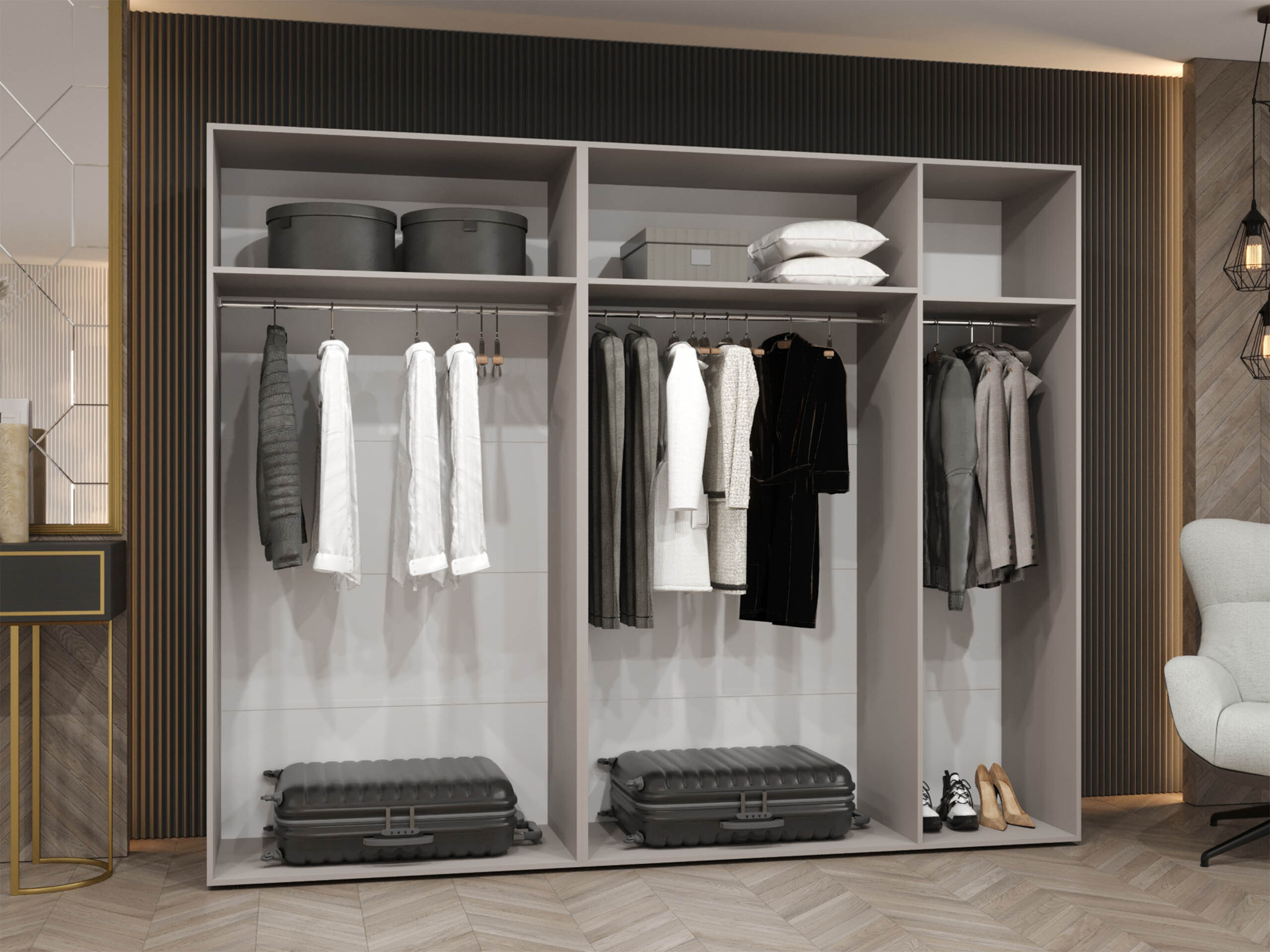 Гардероб Hartford 606 (Черен)