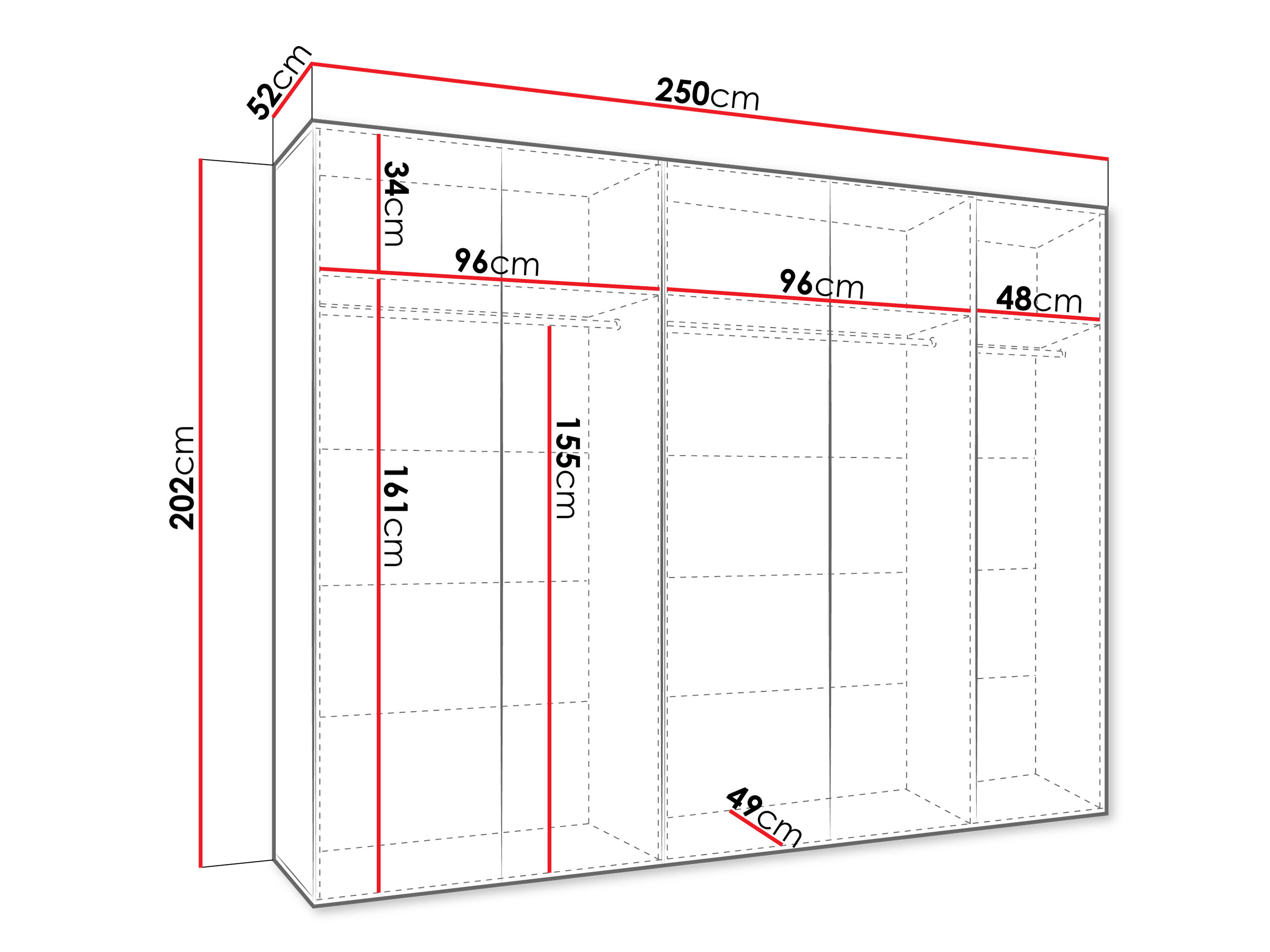 Гардероб Hartford 621 (Кашмир)