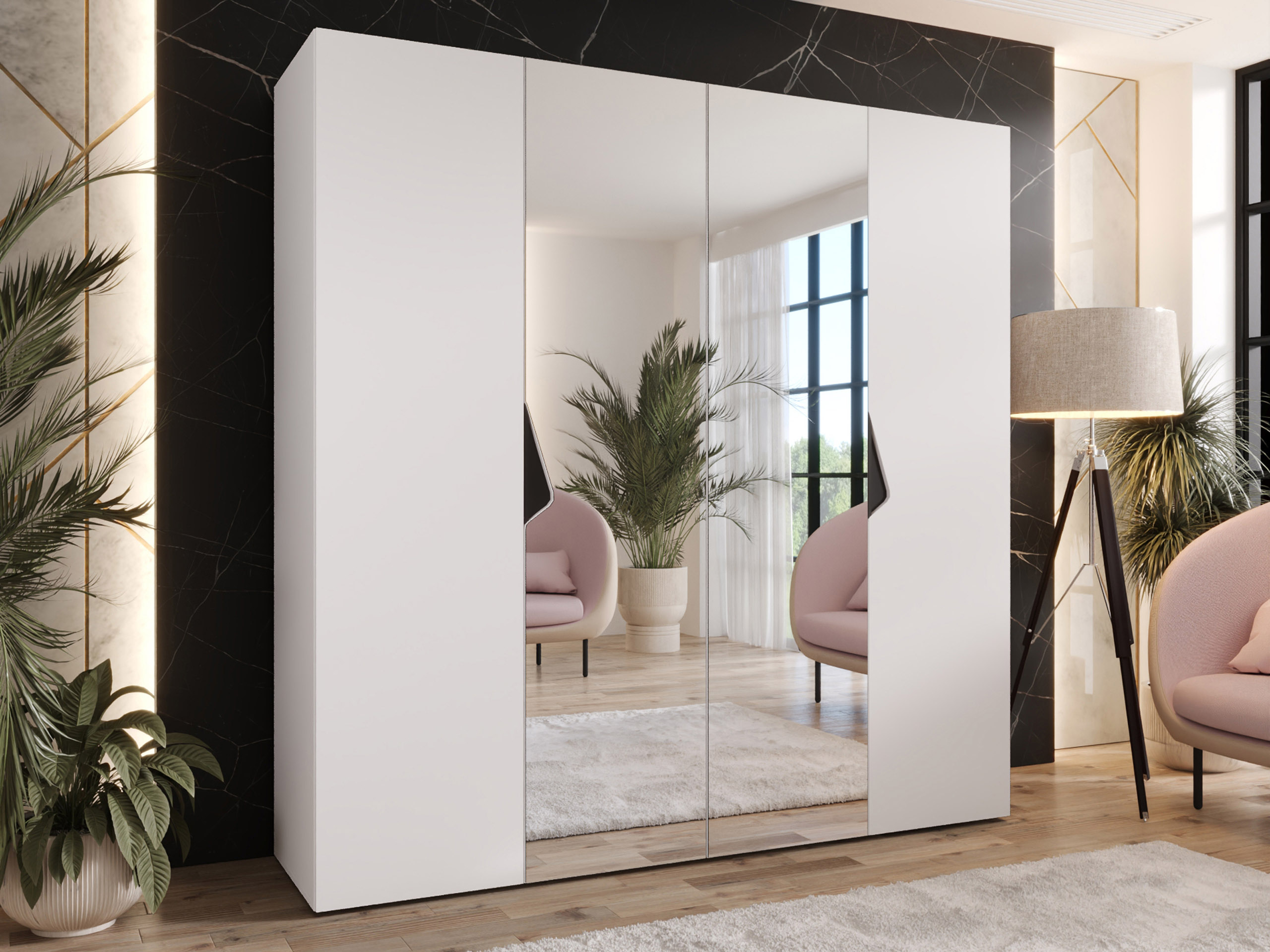 Гардероб Hartford 625 (Бял)