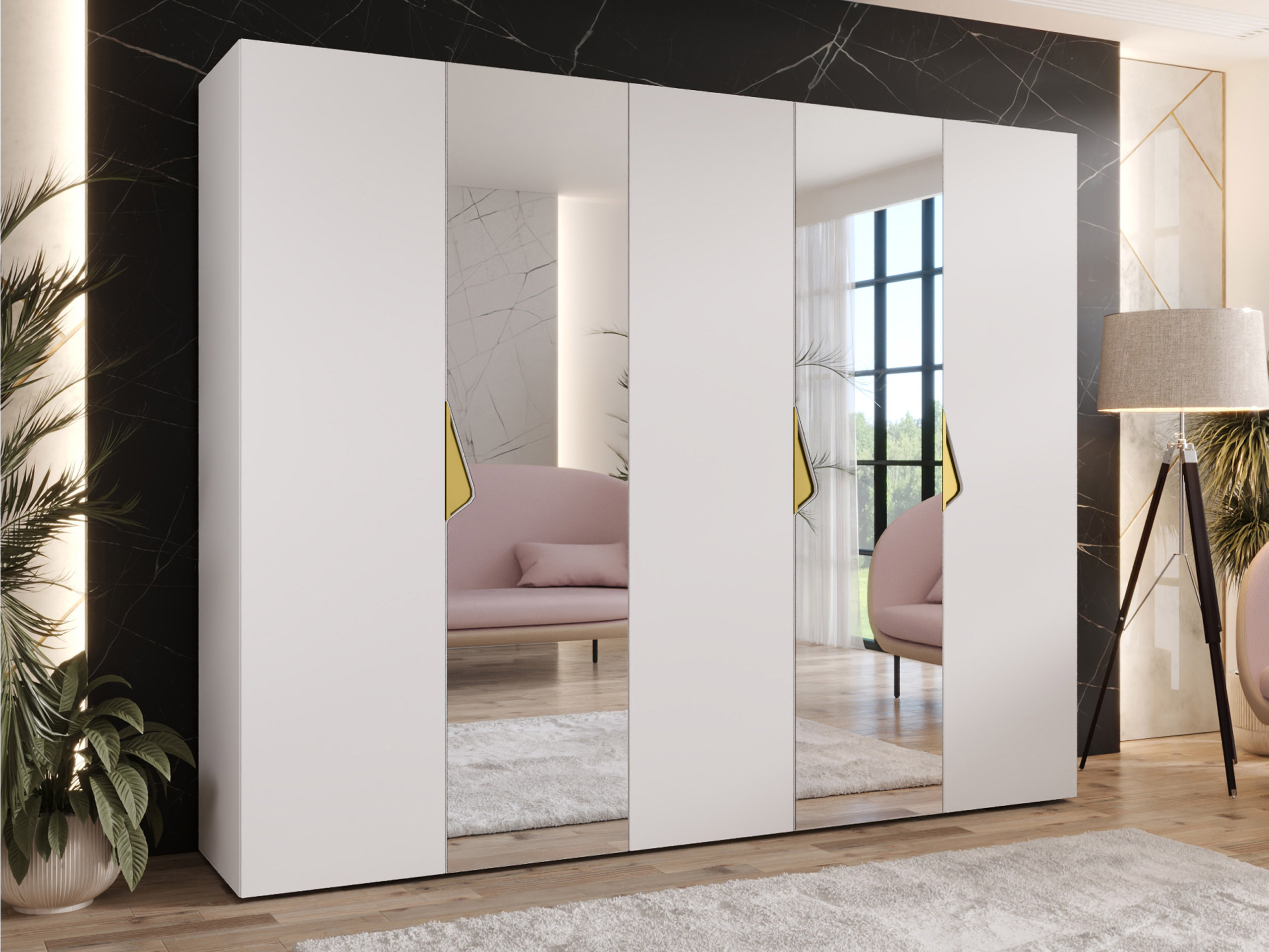 Гардероб Hartford 626 (Бял)