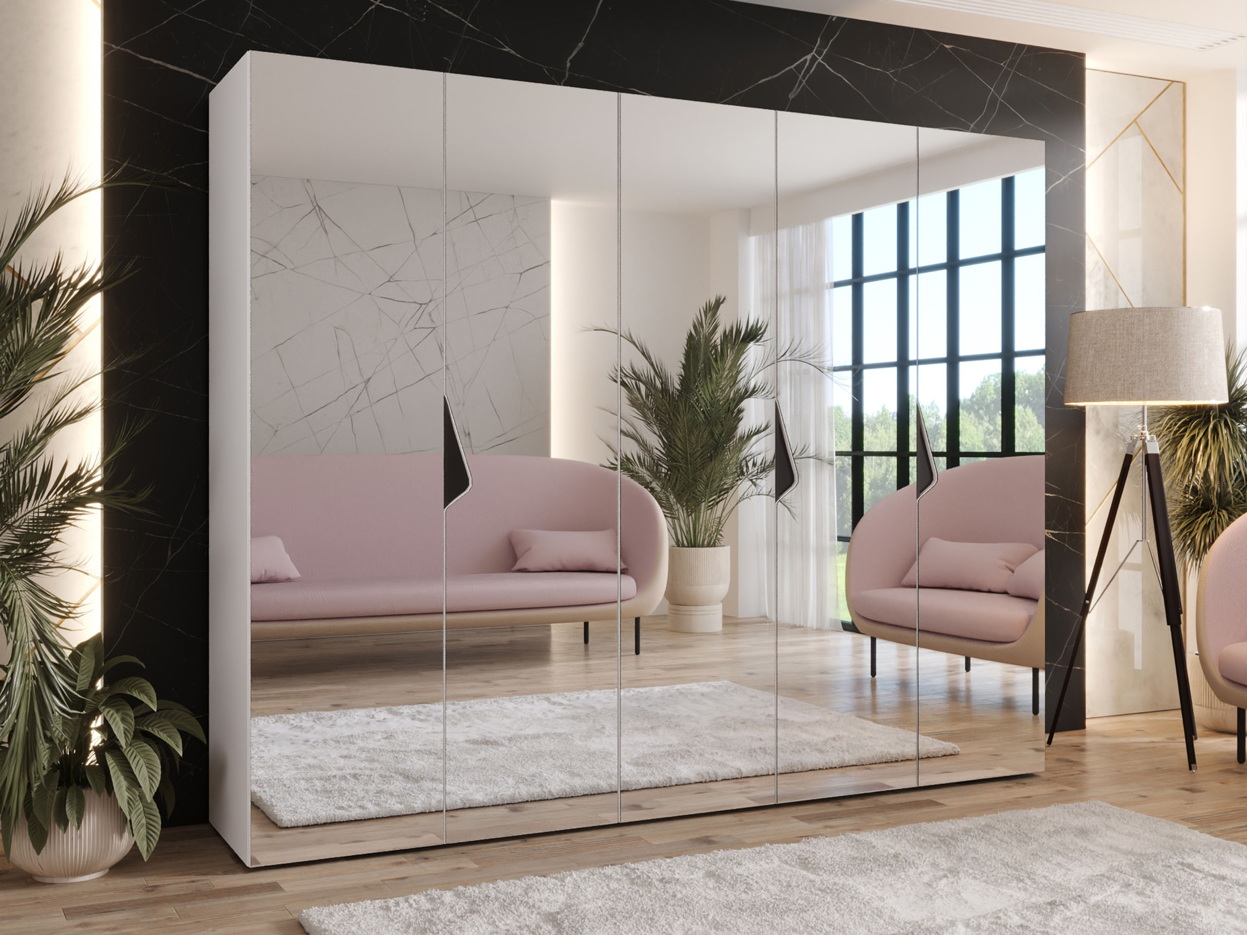 Гардероб Hartford 631 (Бял)