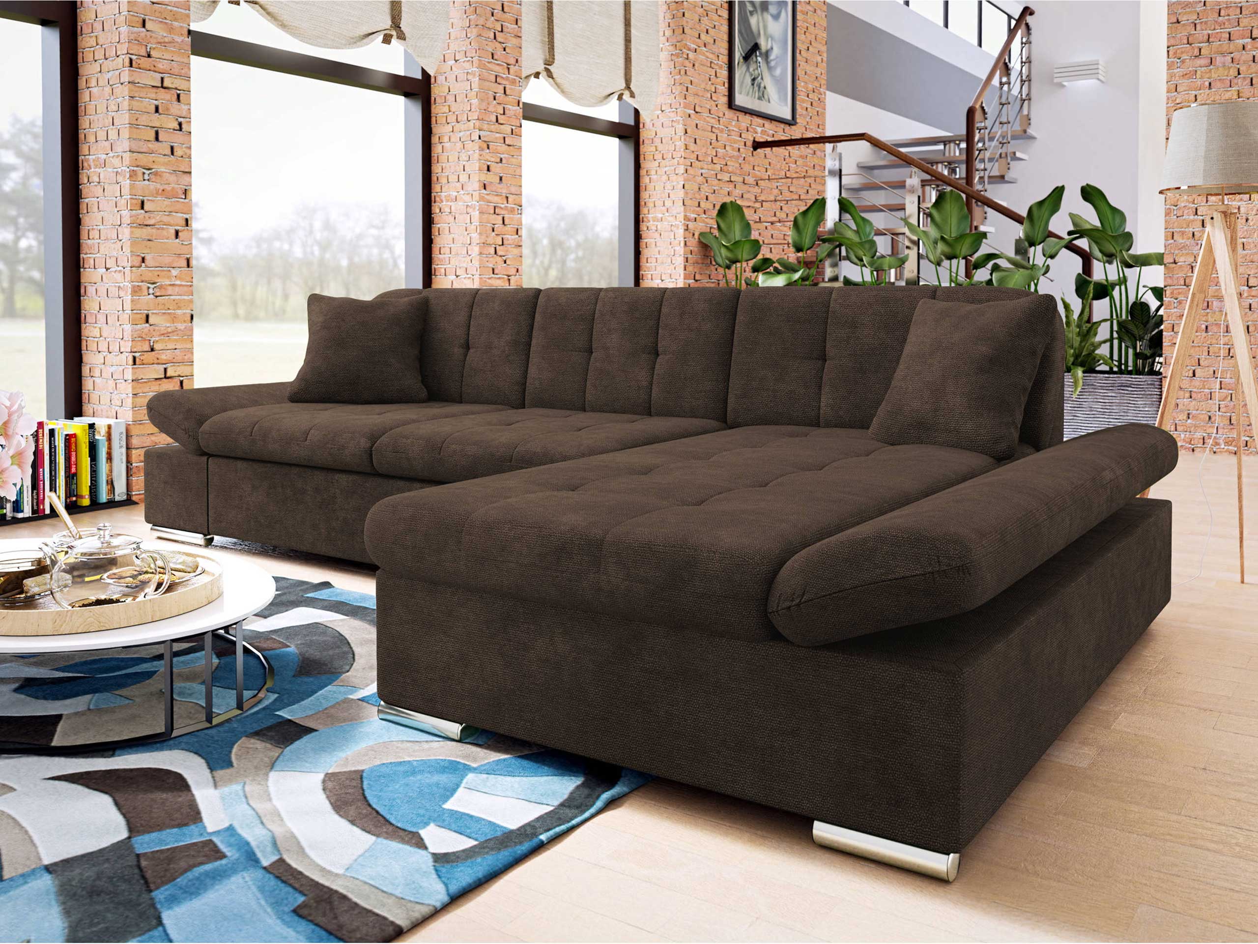 Ъглов диван Comfivo Sanitas I (Lumo 40)