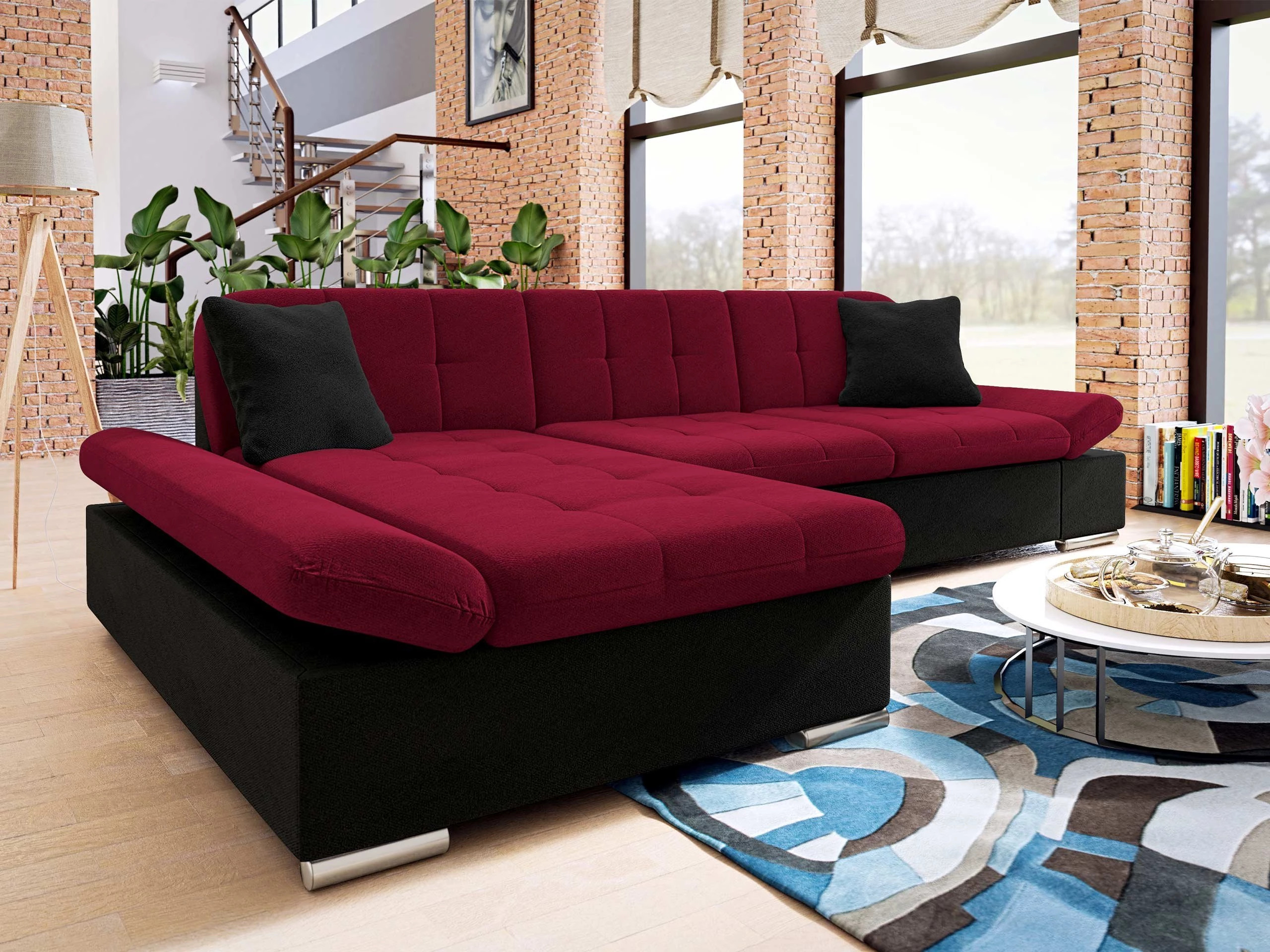 Ъглов диван Comfivo Sanitas I (Kronos 07 + Kronos 02)
