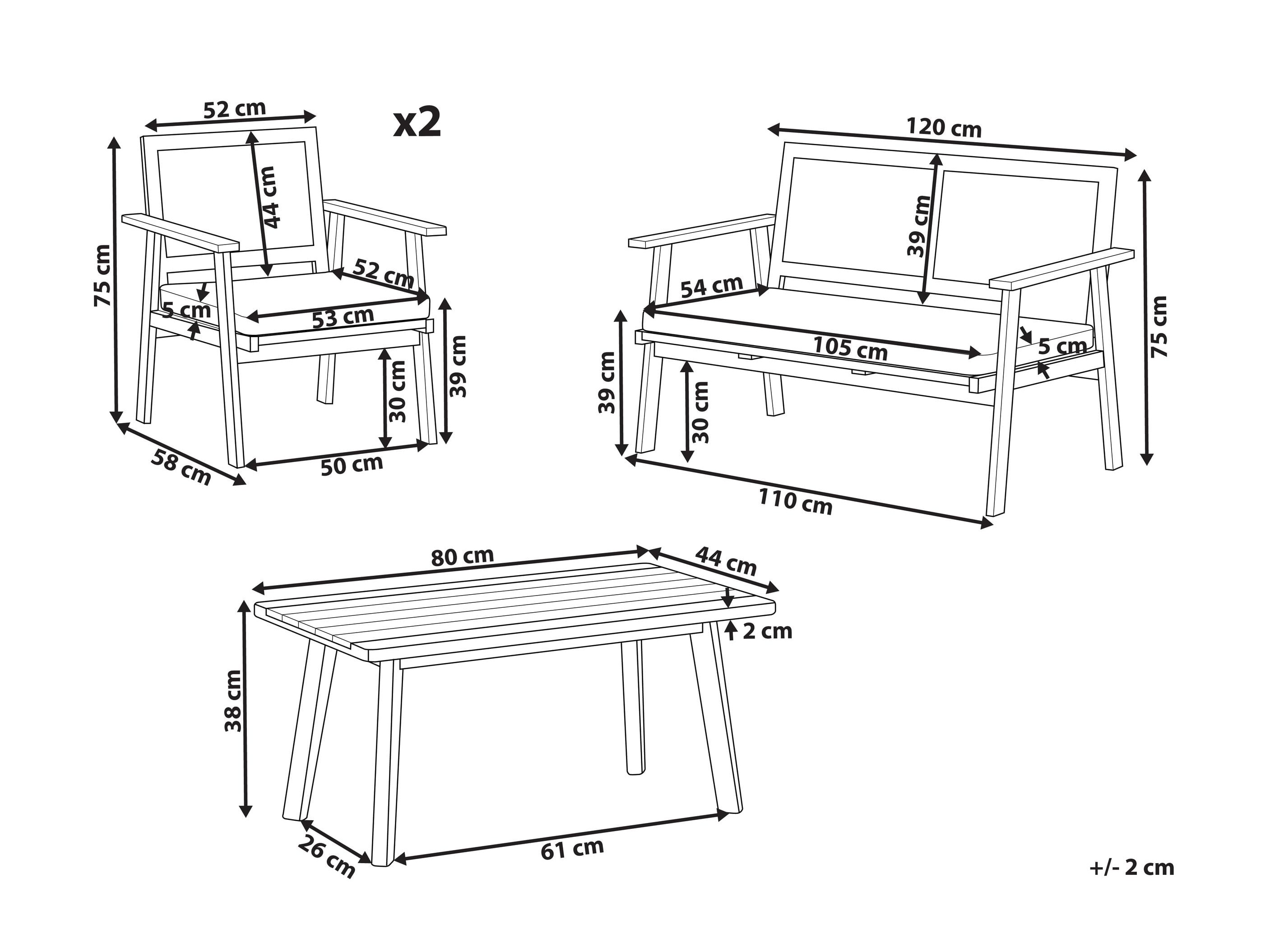 Градински комплект Berwyn 3319