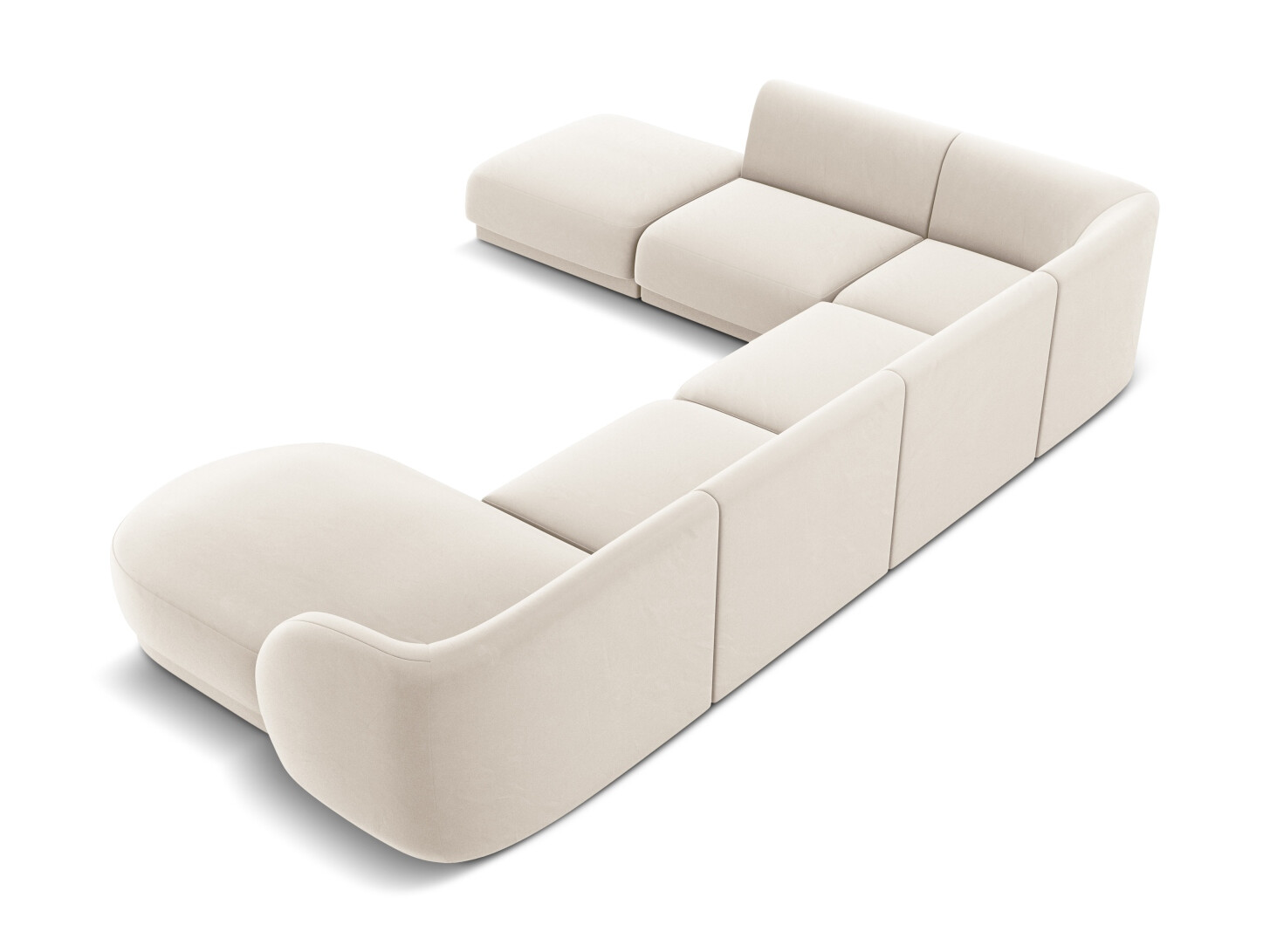 Модулен ъглов диван Tivlomi 107 (Bluvel 22)