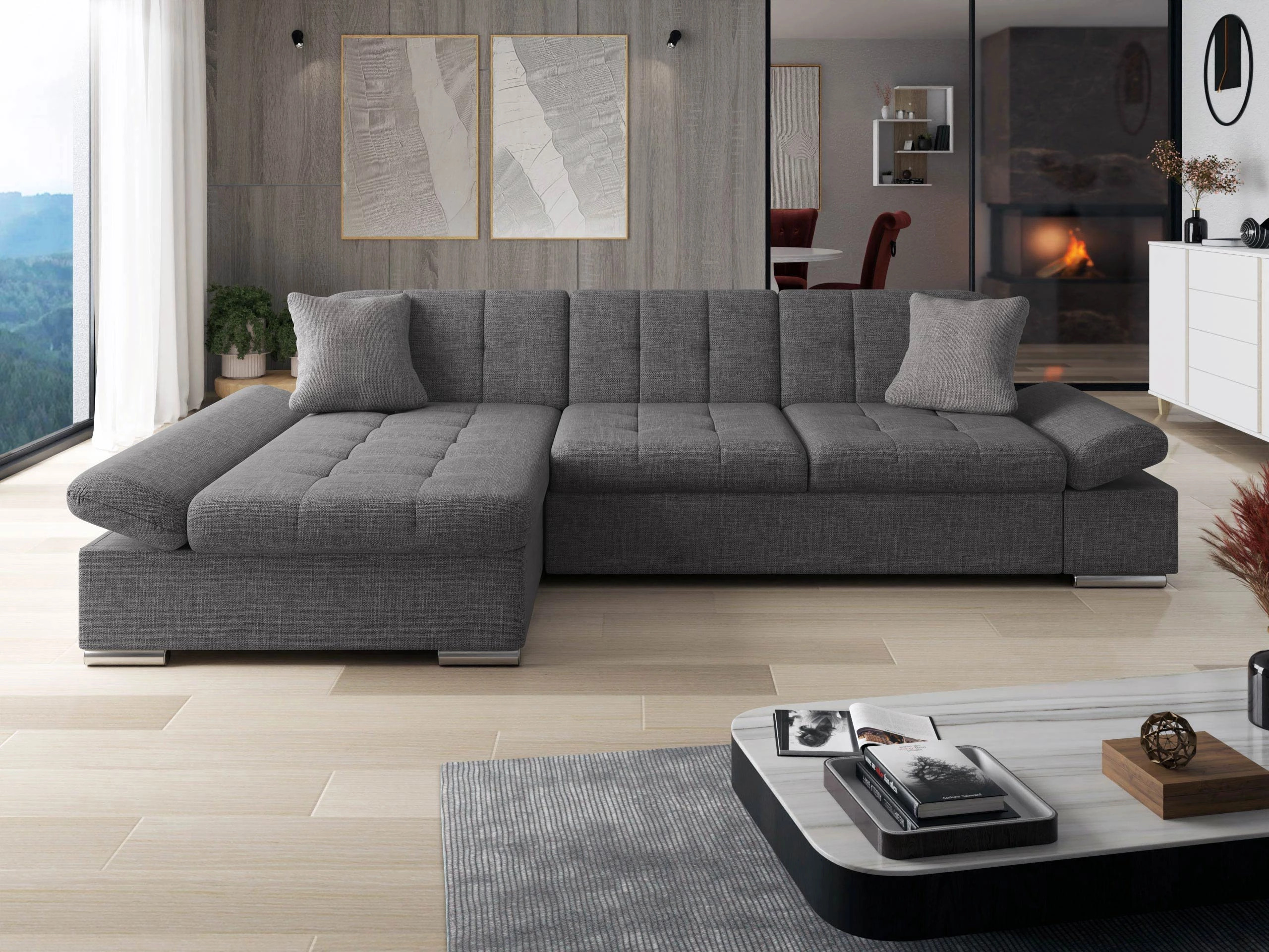 Ъглов диван Comfivo Serenitas (Lux 06 + Lux 05)