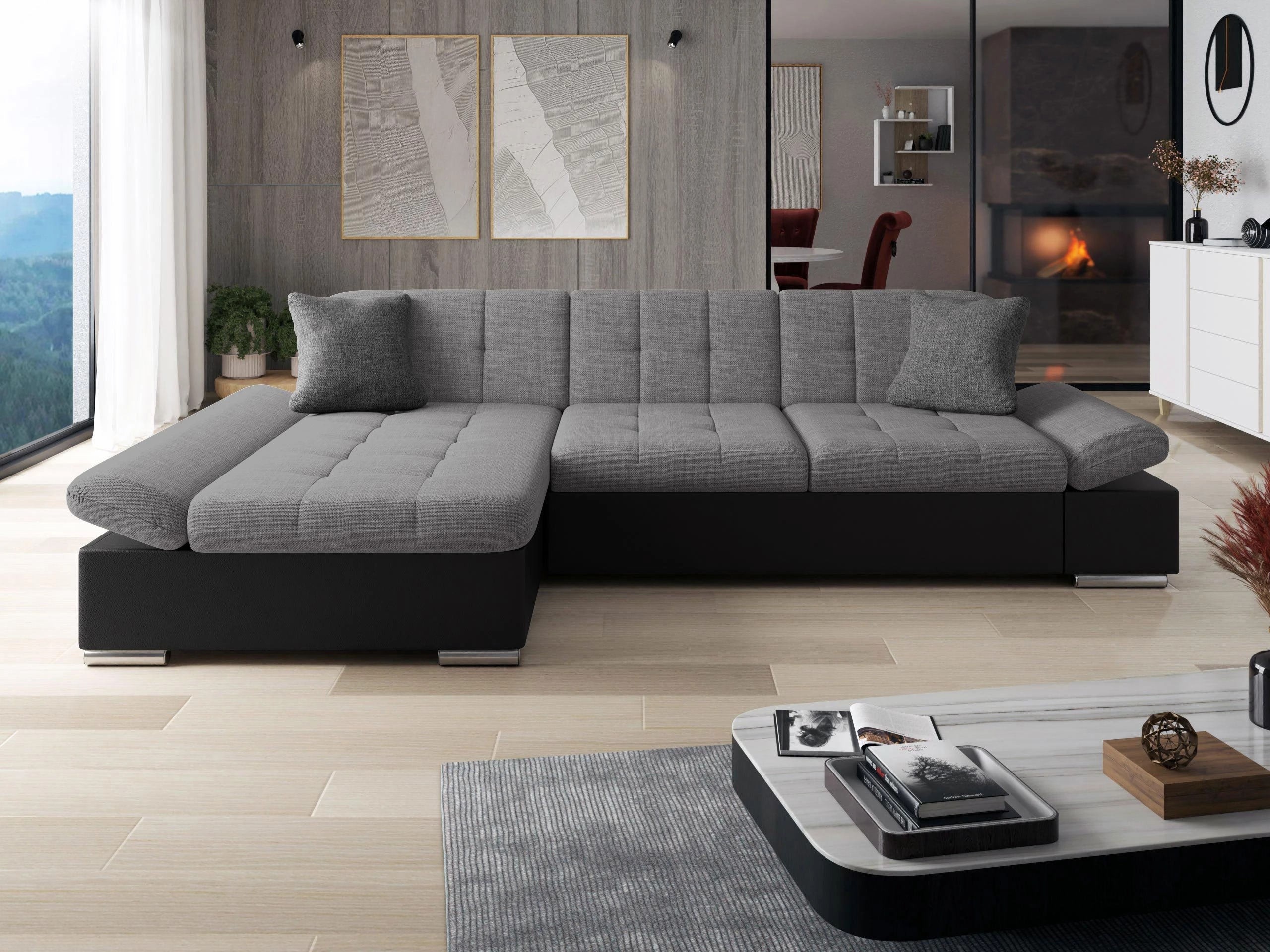 Ъглов диван Comfivo Serenitas (Soft 011 + Lux 05 + Lux 06)