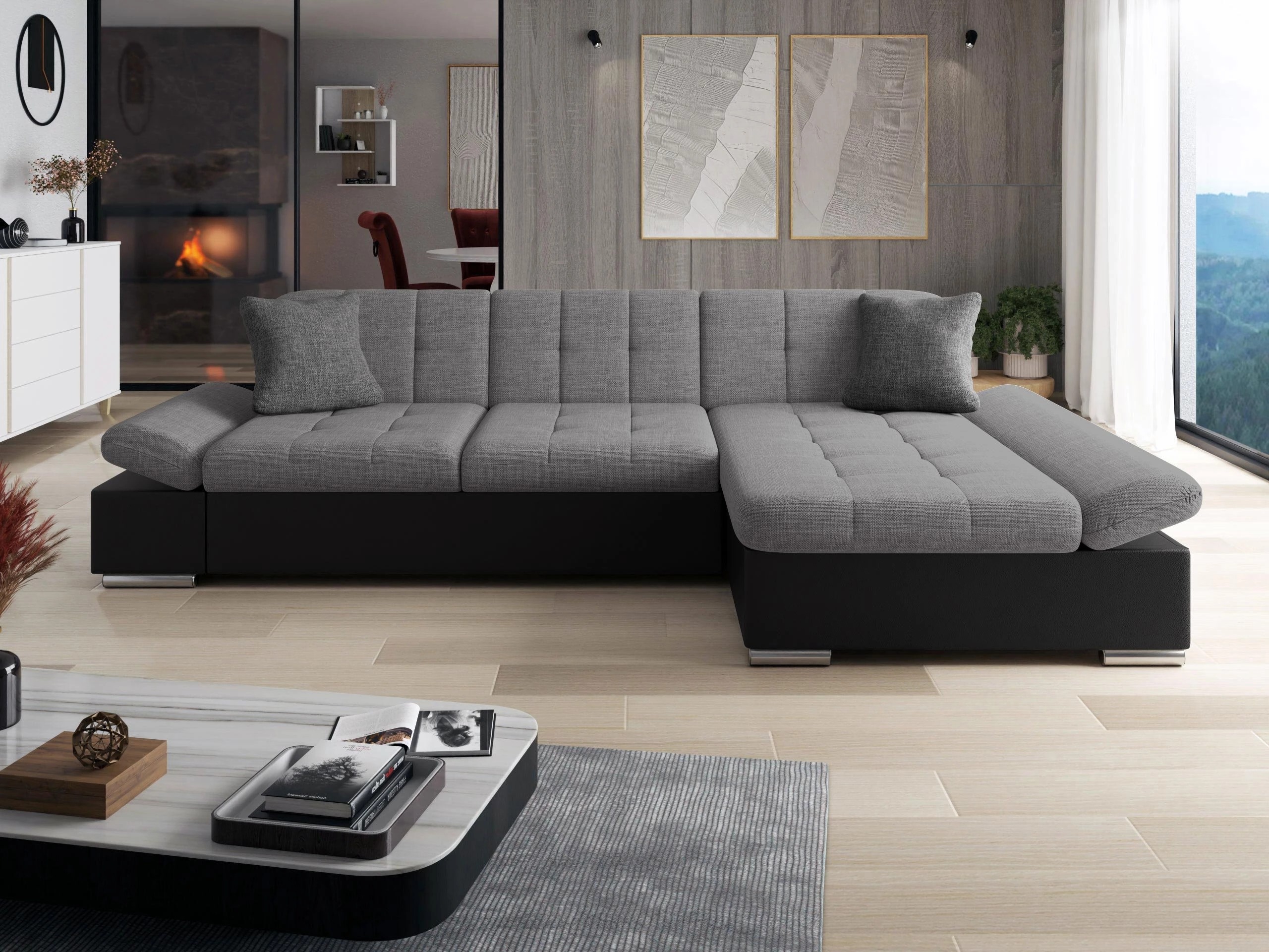 Ъглов диван Comfivo Serenitas (Soft 011 + Lux 05 + Lux 06)