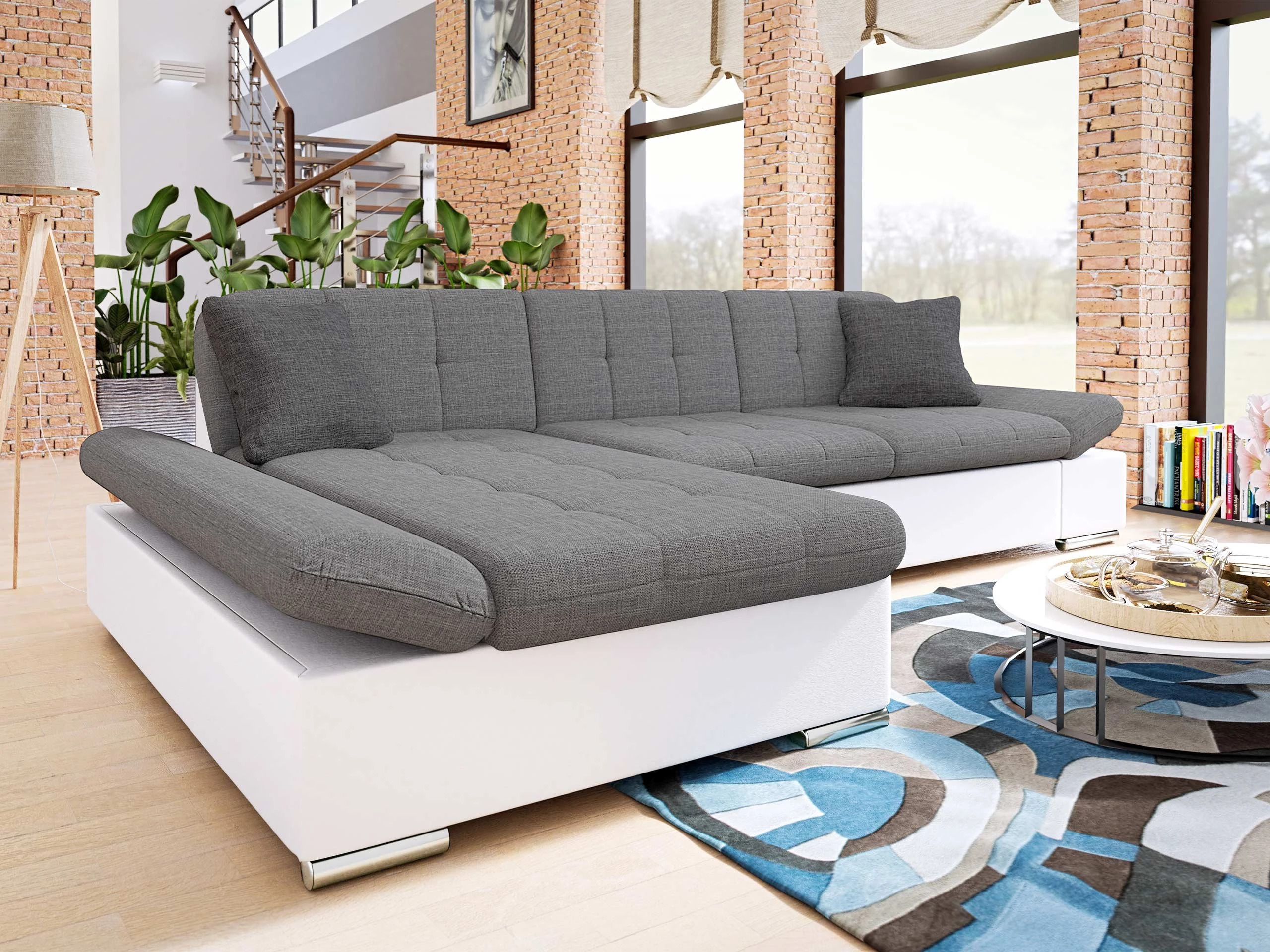 Ъглов диван Comfivo Serenitas (Soft 017 + Lux 05 + Lux 06)