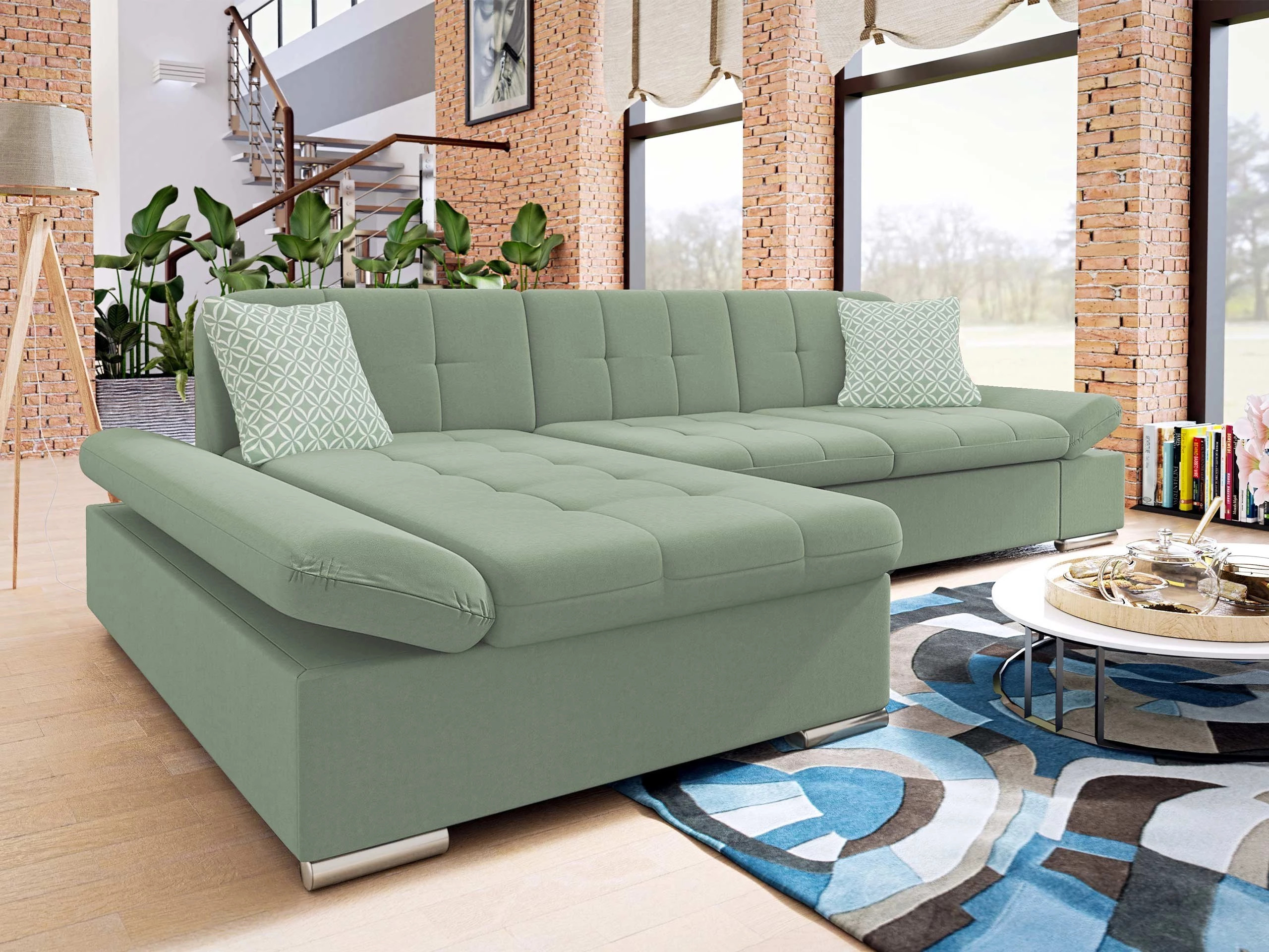 Ъглов диван Comfivo Serenitas (Uttario Velvet 2954 + Evo 29)